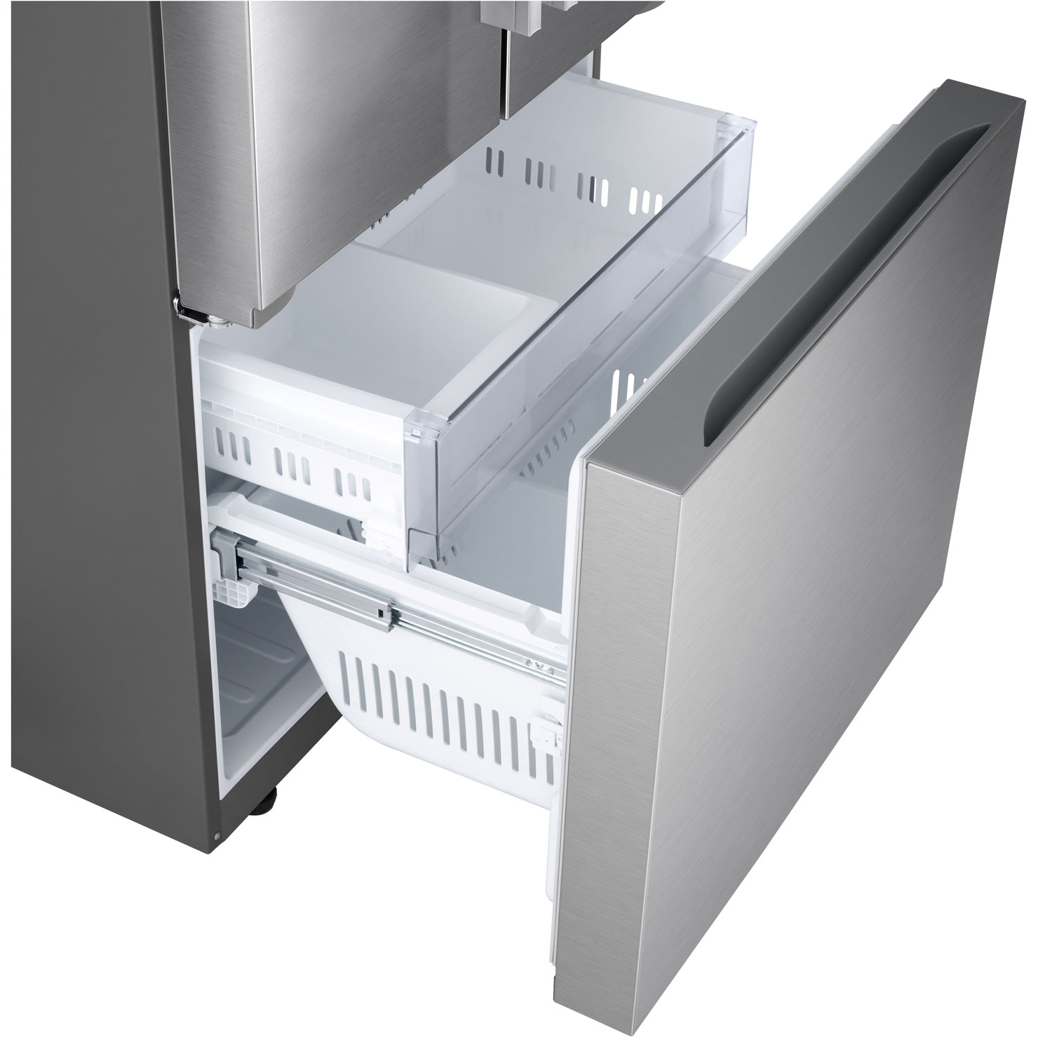 Réfrigérateur à deux portes de 25 pi³ de 33 po de LG - Acier inoxydable