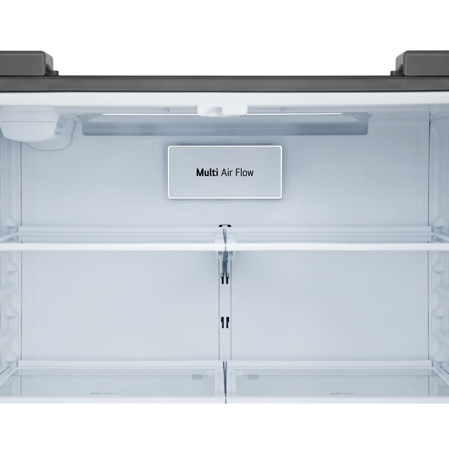 Réfrigérateur à deux portes 24,5 pi³ 33 po avec distributeur d'eau et de glaçons de LG - Inox