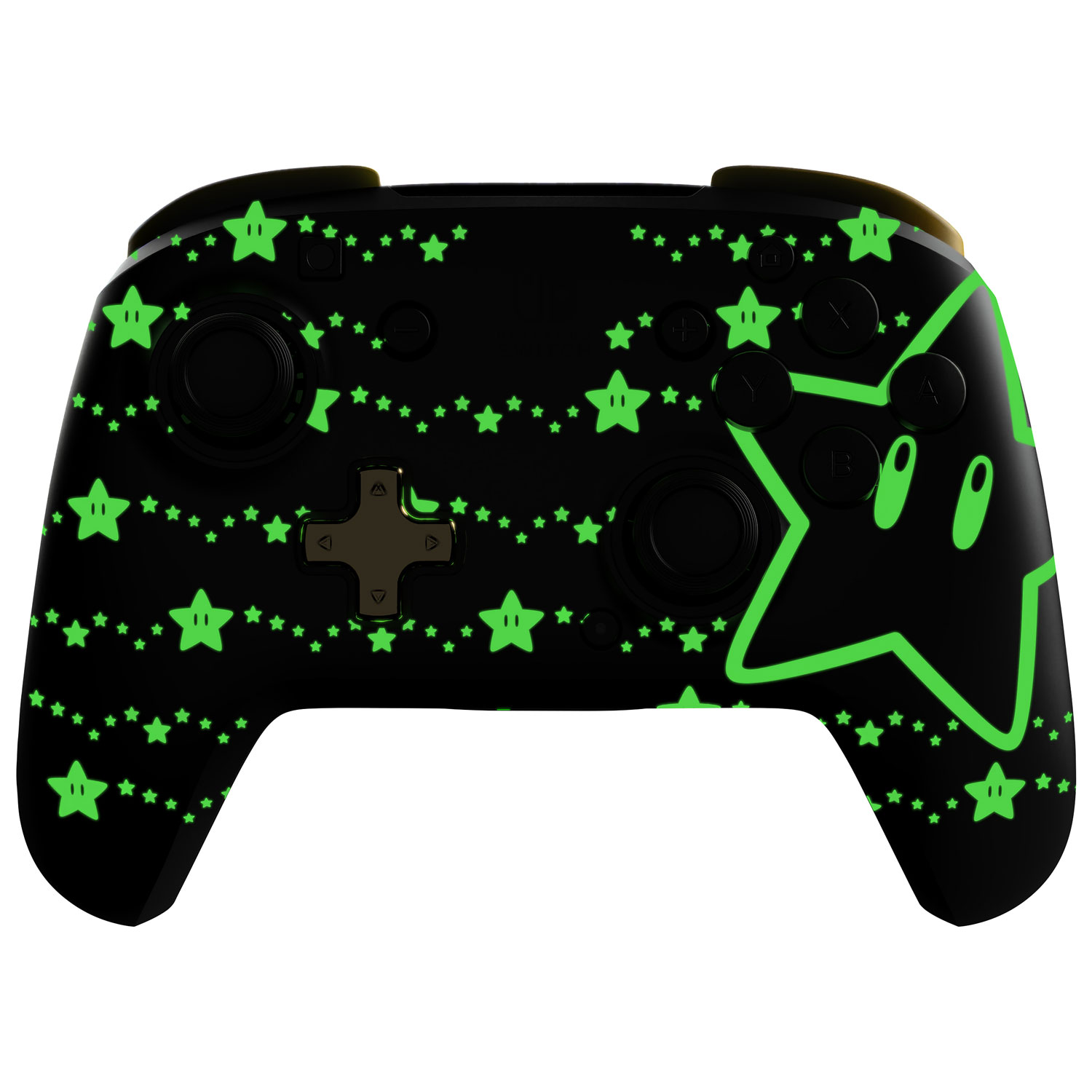 PDP REMATCH Glow Wireless Controller for Switch - Super Star