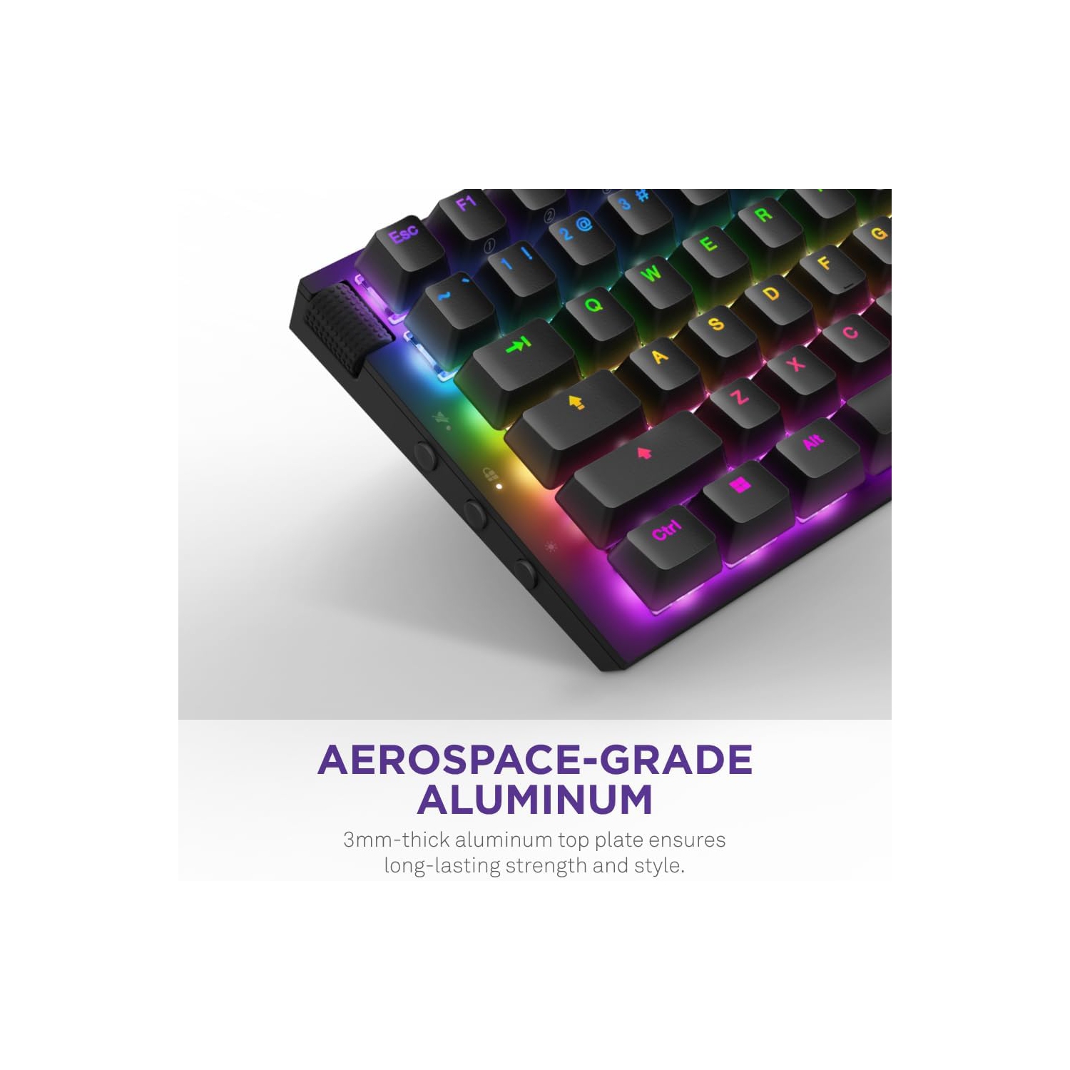 NZXT Function 2 MiniTKL - Wired Tenkeyless Optical Gaming Keyboard - 8K Polling Rate - Linear Optical Switches - Adjustable Actuation - RGB -