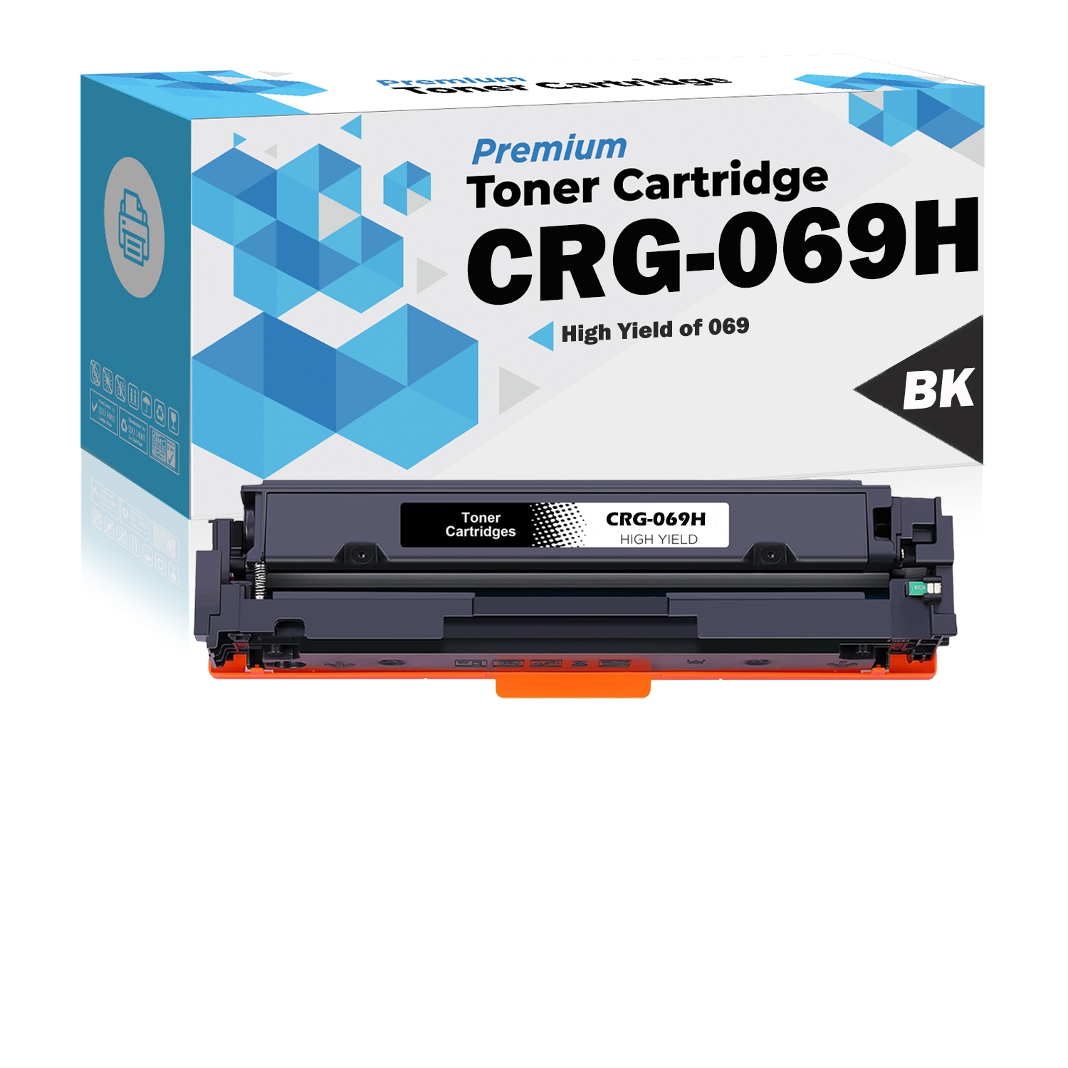 [New Chip] Ultra Toner® Compatible Replacement for Canon 069H Toner Cartridge canon069 069 crg-069 High Yield - Printer Color ImageClass LBP674Cdw