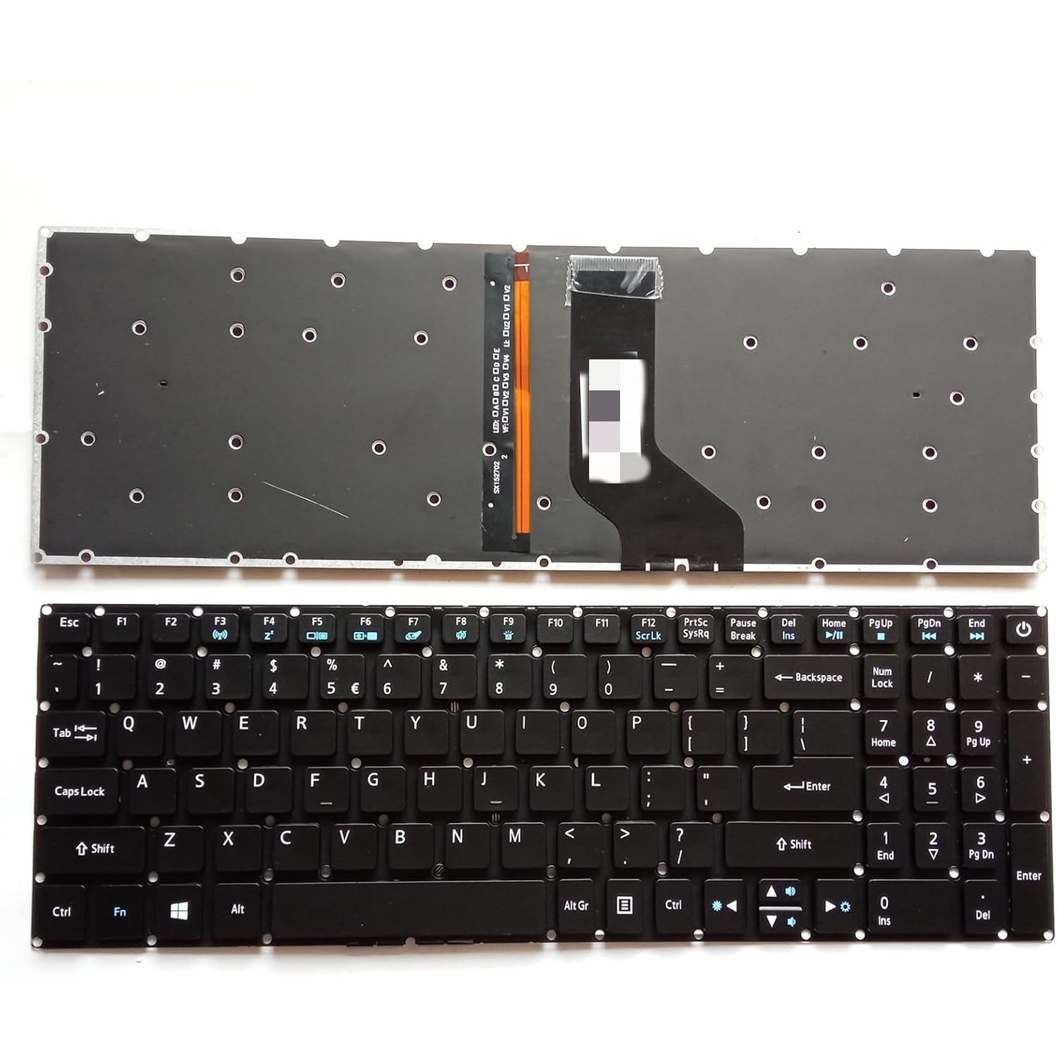 Clavier AZERTY Français De Remplacement Pour Acer Aspire E5-573/E5-573G/E5-573T/E5-573TG - Blanc - Neuf D'origine