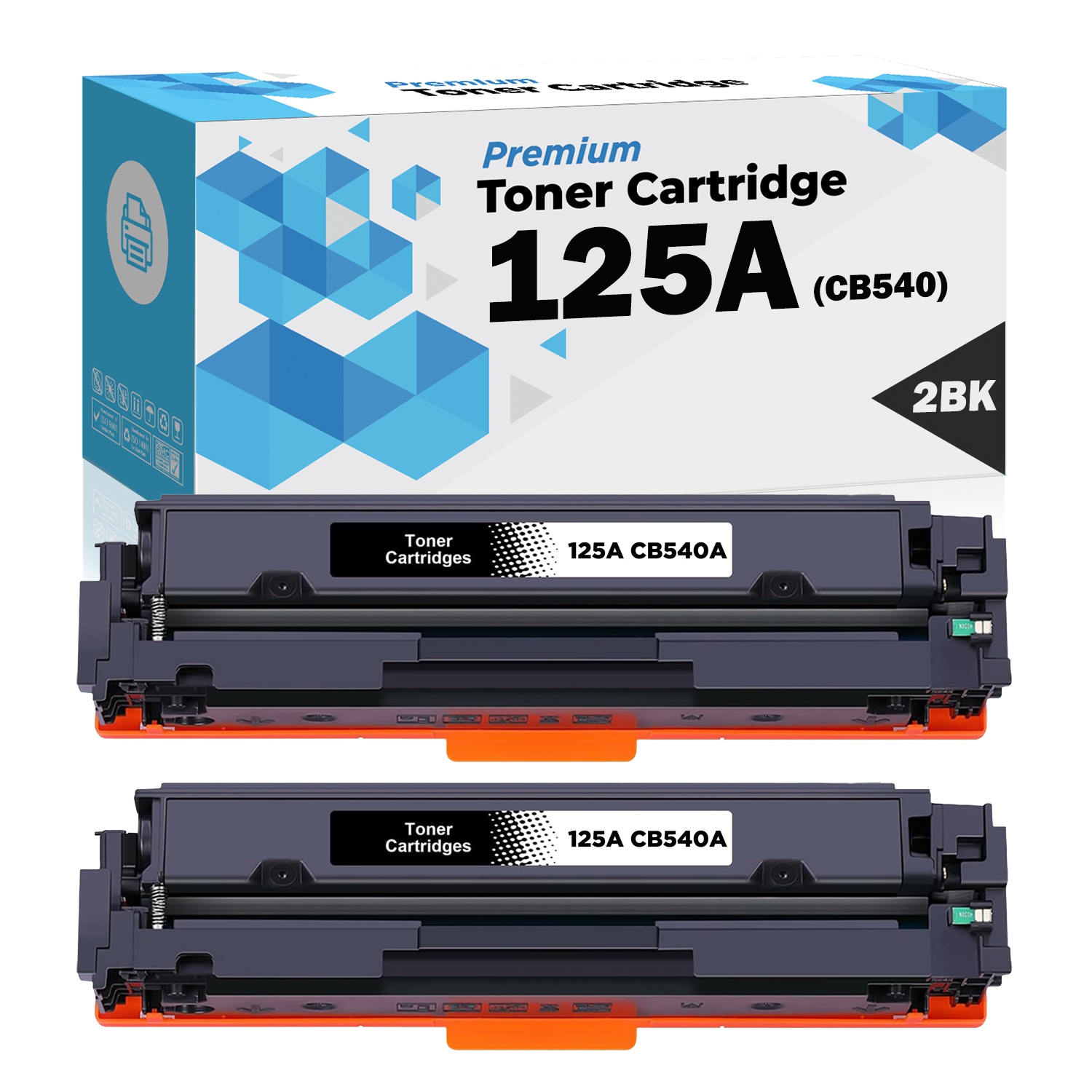 Ultra Toner® Compatible Replacement for HP 125A Black Toner Cartridge HP Color Laserjet CM1312 MFP CM1312NFI CP1210 CP1215 CP1510 CP1514N CP1515N