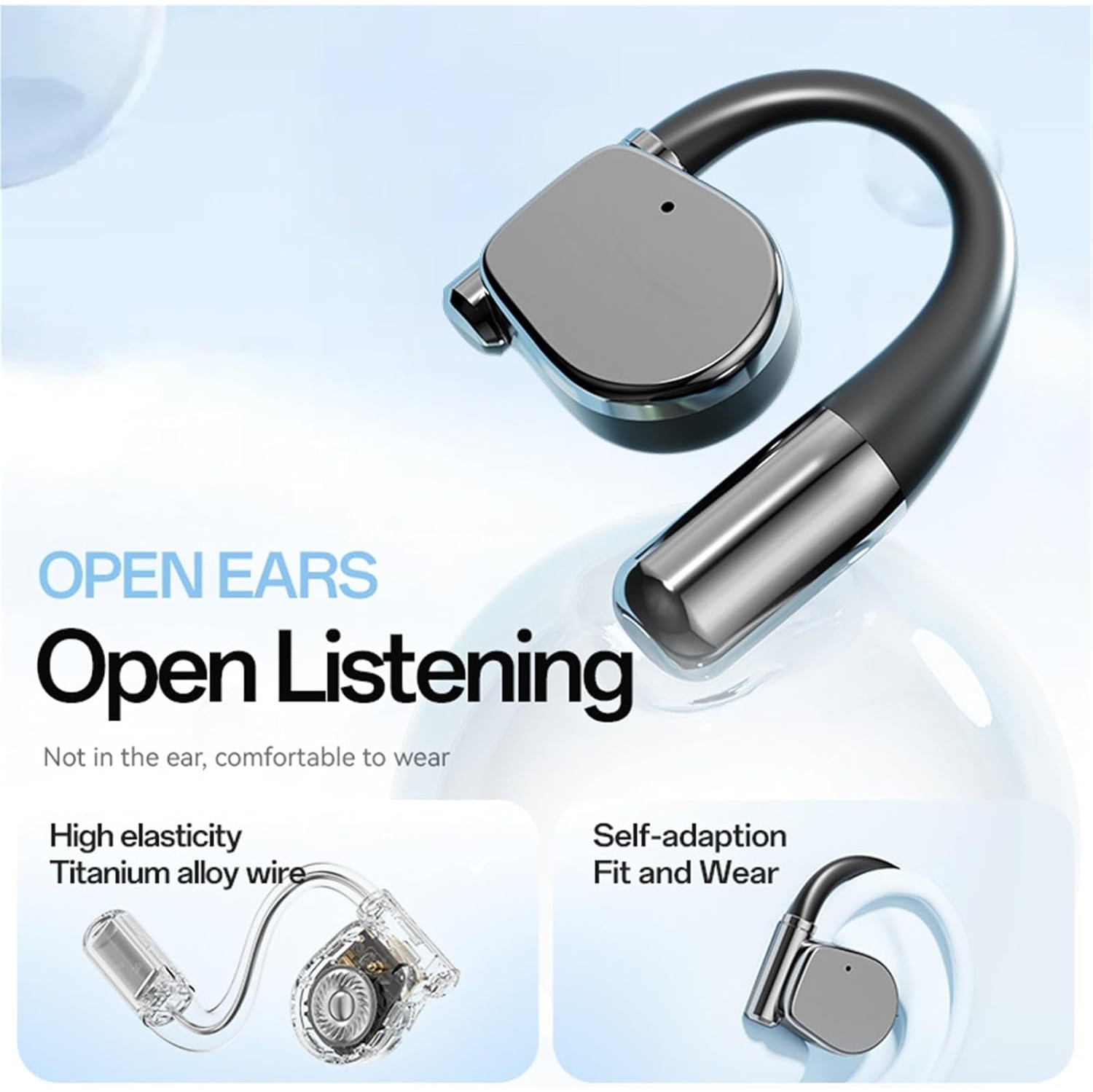 translation earbuds real-time, 145 languages translation earbuds with APP compatible with iOS and Android, OWS translation earbuds headphones,
