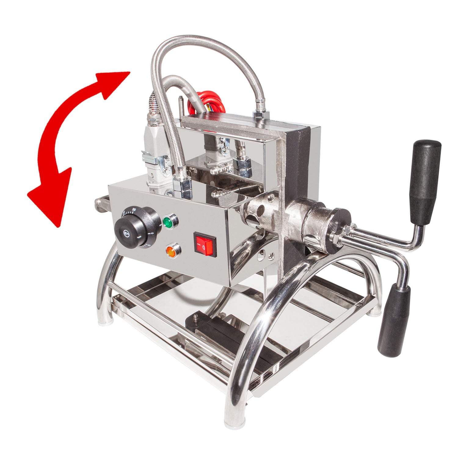 AP-31 Belgian Waffle Maker Thick | Rotating Belgian Waffle Iron | 2 Rectangular Pcs | 110V