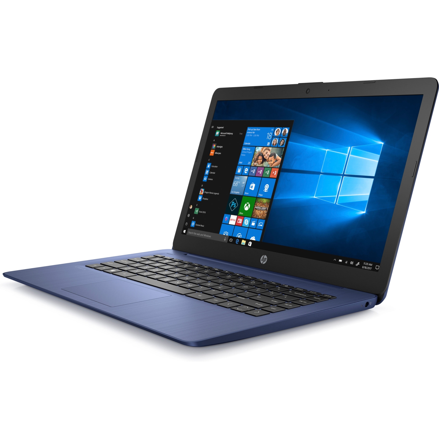 Refurbished - HP Stream 14" Laptop, Intel Celeron N4000 4GB DDR4 64GB eMMC - Royal Blue