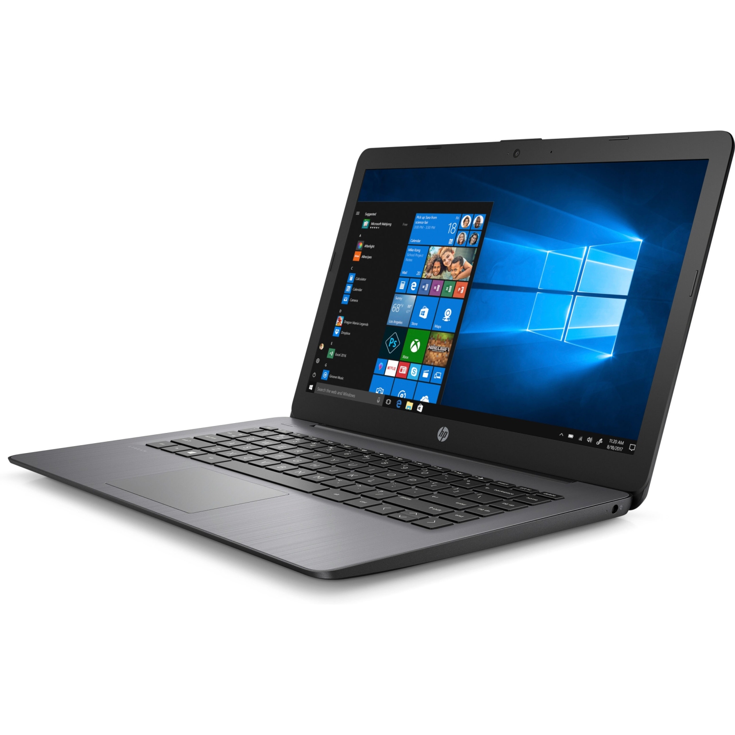 Remis à neuf - Portable 14 po Stream de HP, Celeron N4000 4 Go d'Intel, 64 Go eMMC DDR4 - Noir