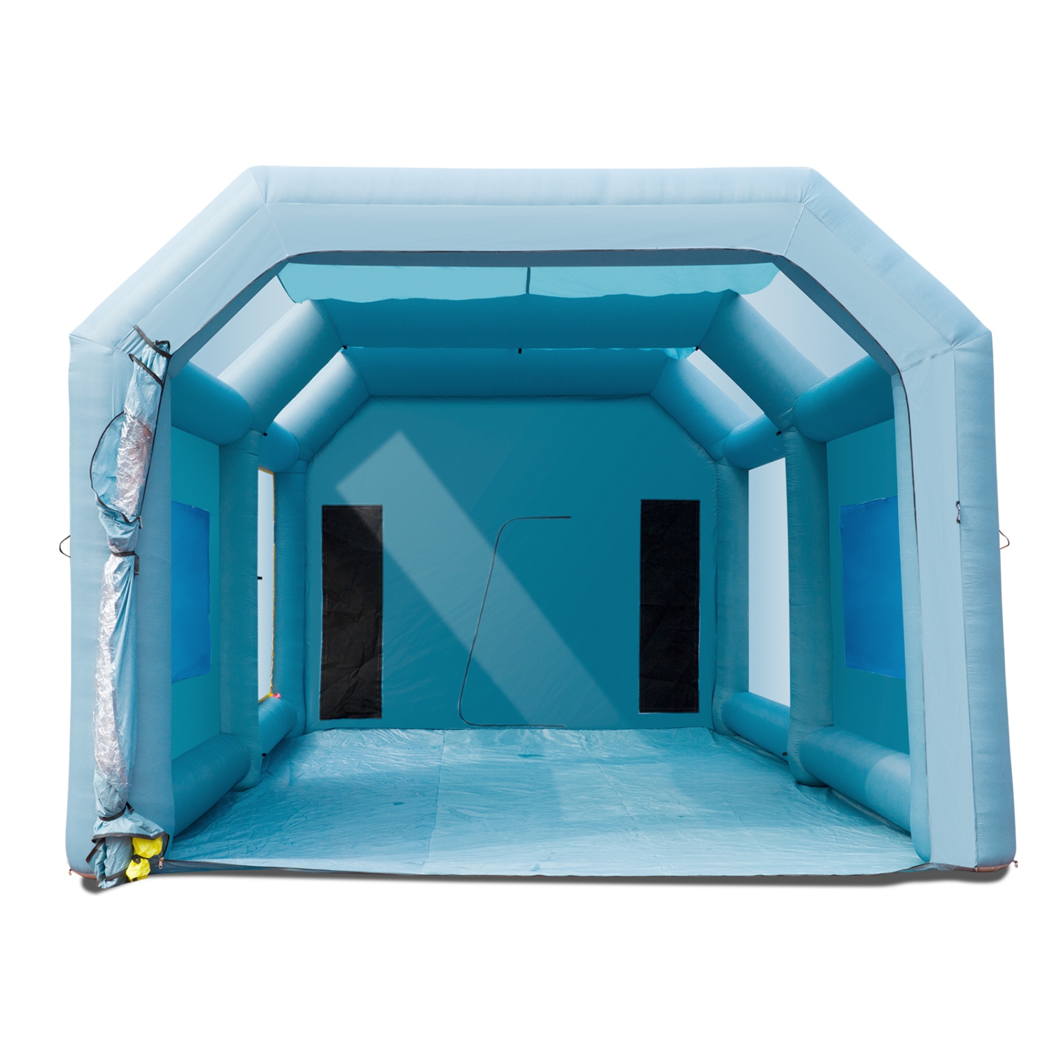 VEVOR 23x13x8.5ft Inflatable Paint Booth, Inflatable Spray Booth, High Powerful 480W+750W Blowers Spray Booth Tent, Car Paint Tent Air Filter System
