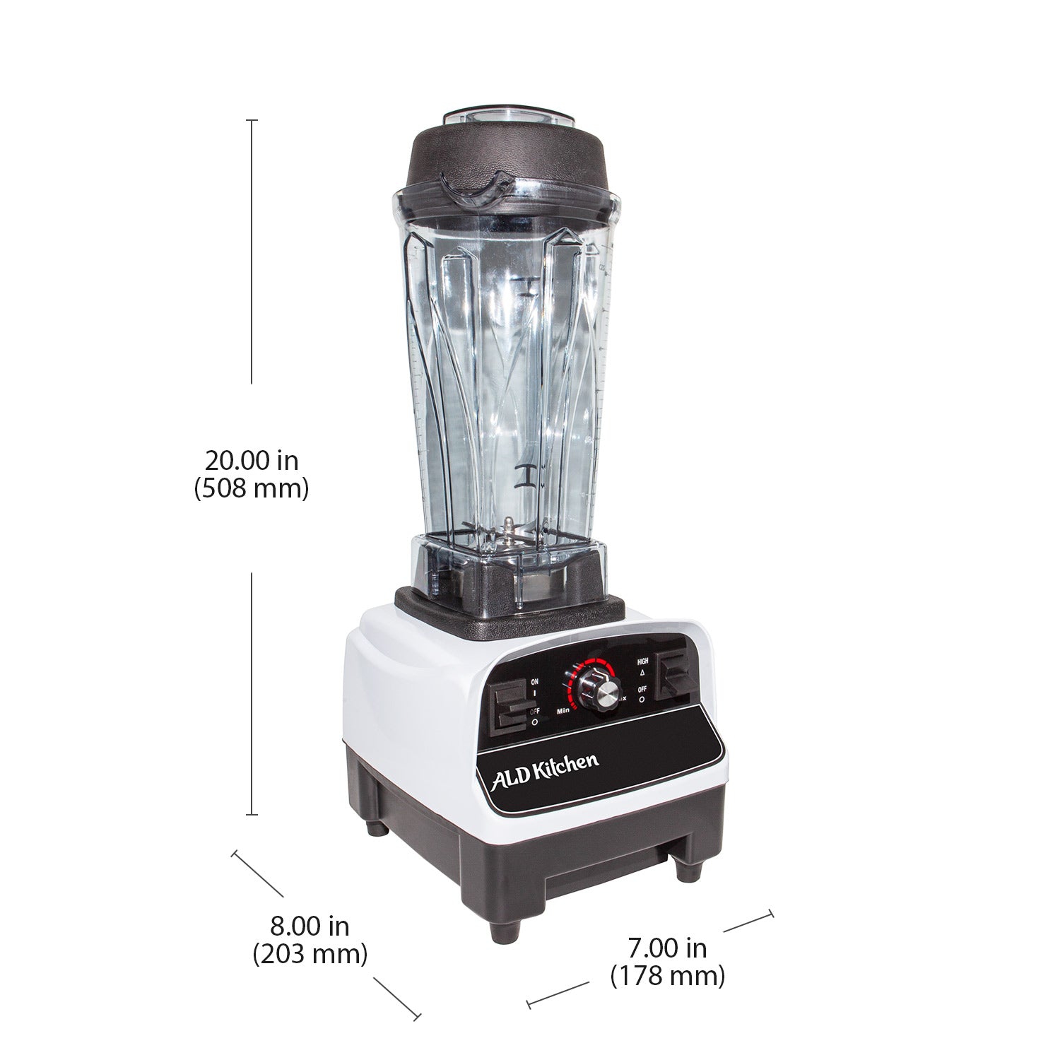 A-BL767 Commercial Blender | 2L | Portable Blender for Smoothies & Cocktails | Stainless Steel Blade | 110V