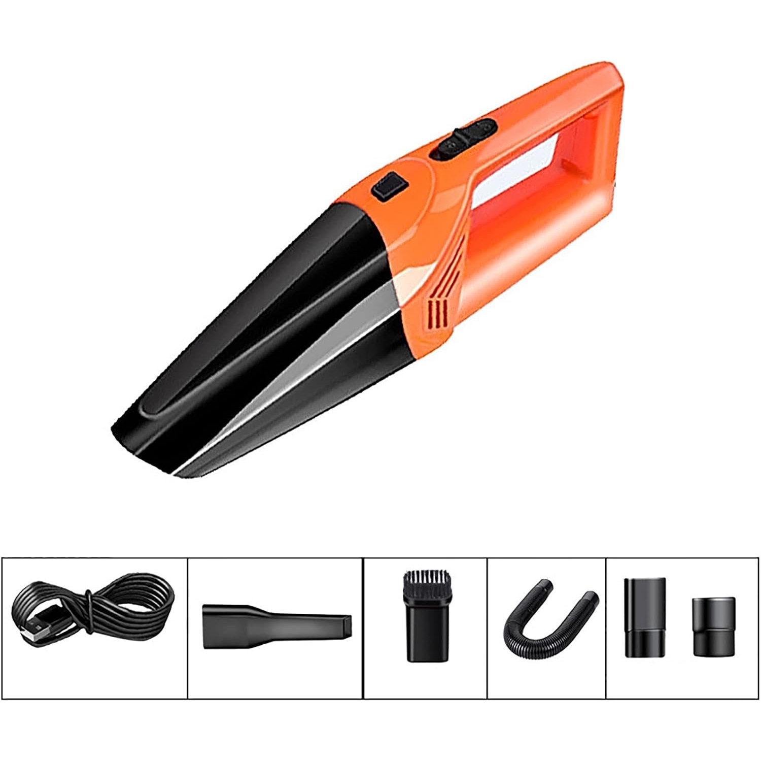 Multifunctional Car Vacuum Cleaner Car Supply Truck Mounted Vacuum Cleaner Household Handheld Vacuum Cleaner Vacuum Cleaner Car/Home/Office Use -