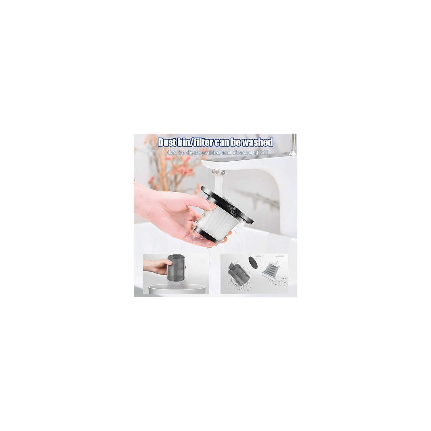 Multifunctional vacuum cleaner foldable wireless 4 in 1 car household charging powerful handheld vacuum cleaner