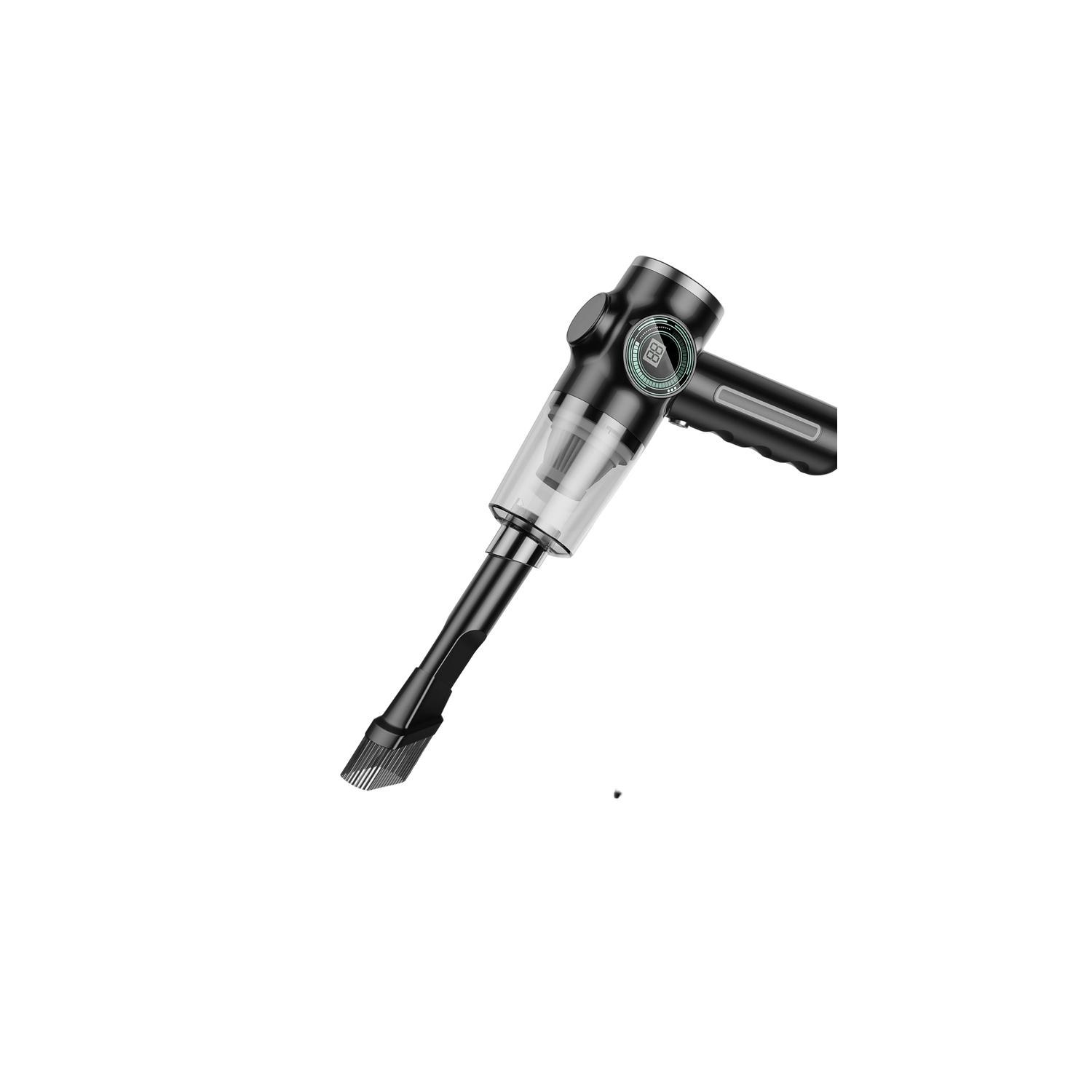 Vacuum cleaner wireless portable dust collector car household large suction handheld mini power display - black