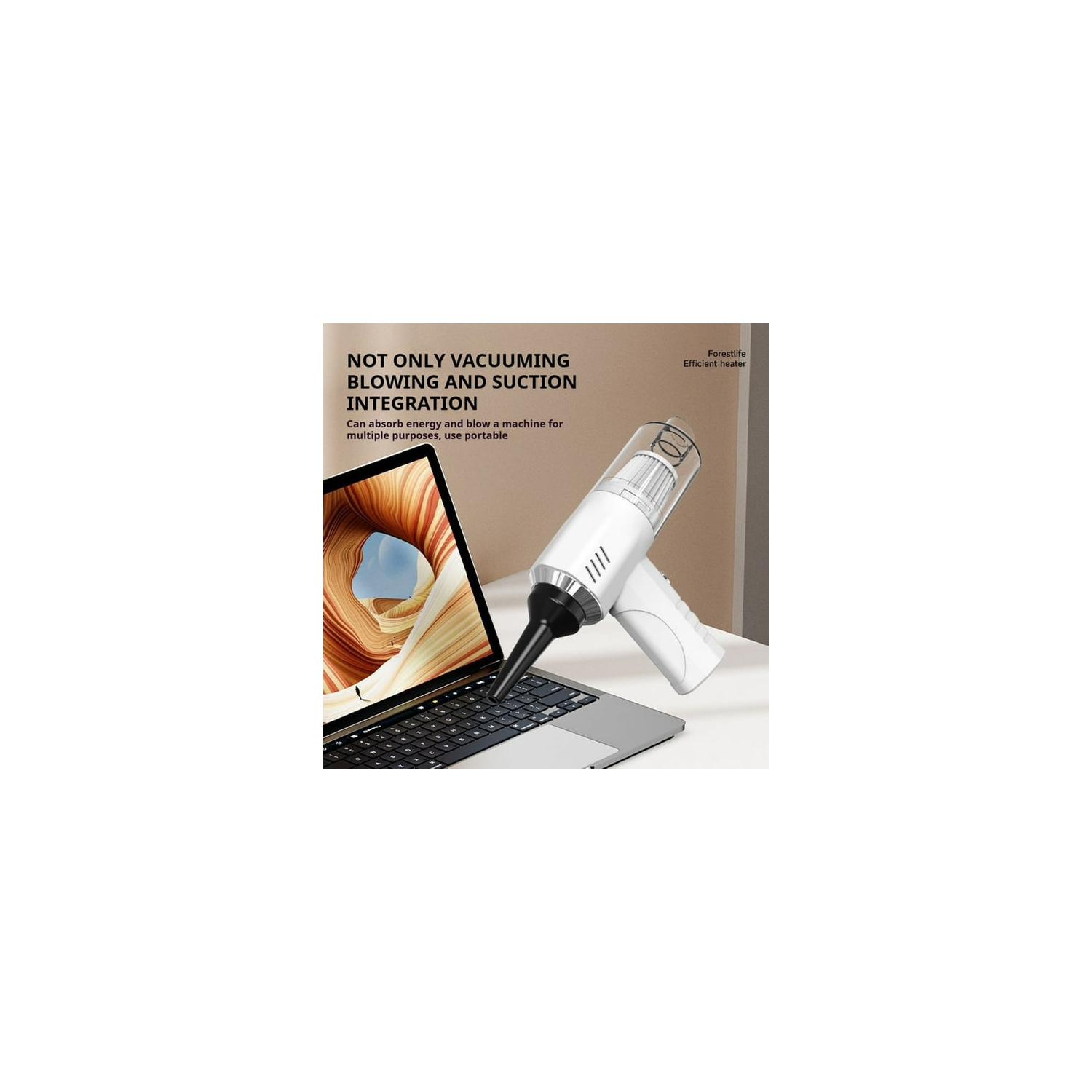 Household small rechargeable high-power car handheld vacuum cleaner suction and blowing dual-purpose large suction power wireless car vacuum cleaner