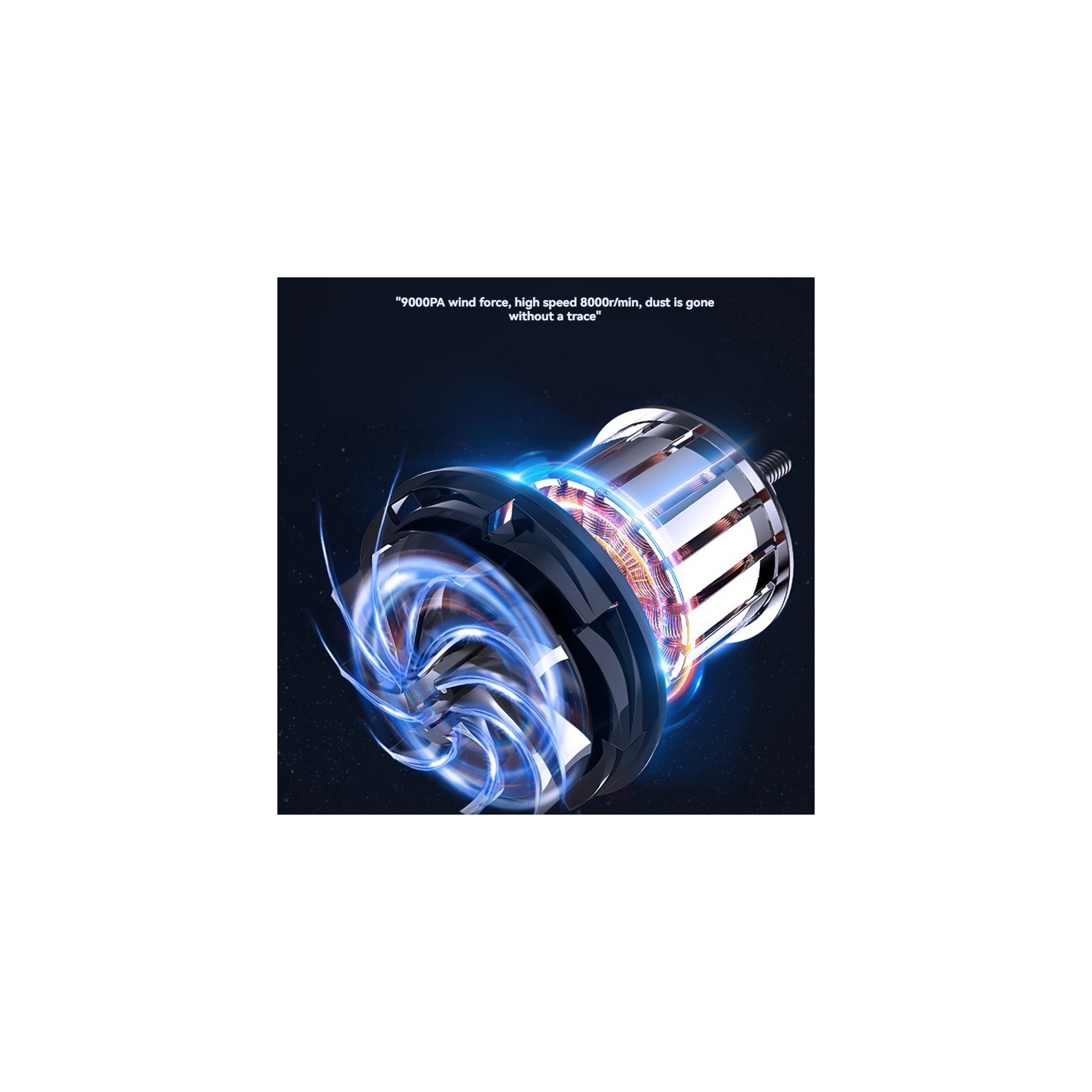 Car Vacuum Cleaner Car Handheld Large Suction Wireless Charging Car Household Small Super Suction - White