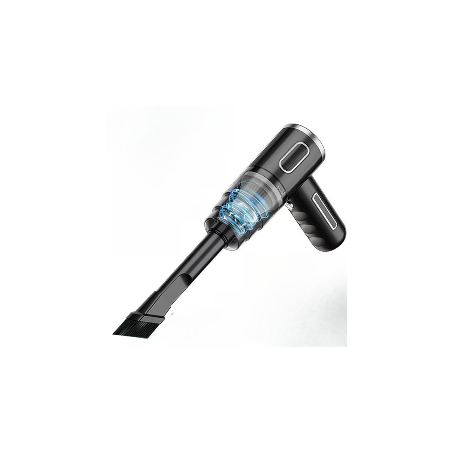 Household Car Vacuum Cleaner Wireless Portable Powerful Suction Handheld Dust Collector Small Mini Dust Blower -Black