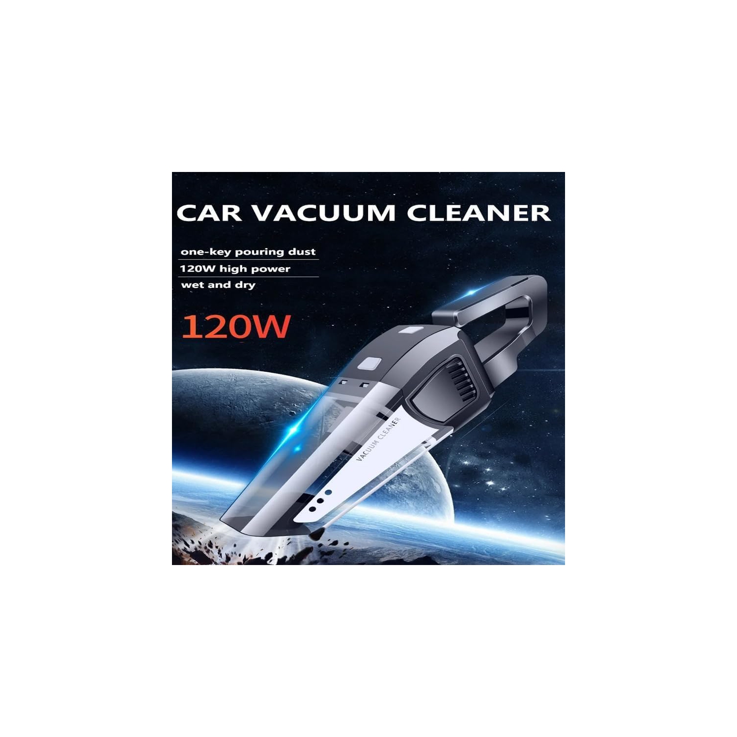 Car Vacuum Cleaner Portable Handheld Wireless Super Powerful 120W High Power 12V Cigarette Lighter Car Vacuum Cleaner Car Use