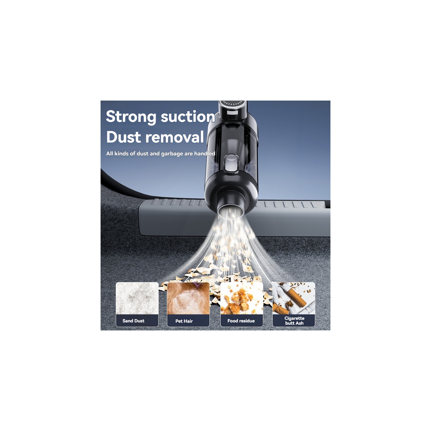 Aspirateur pour l'auto sans fil Multi-fonctions sans balai Mini souffleuse à poussière gonflable haute puissance pour voiture