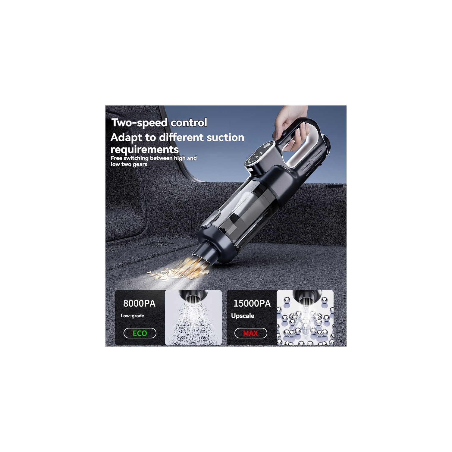 Aspirateur pour l'auto sans fil Multi-fonctions sans balai Mini souffleuse à poussière gonflable haute puissance pour voiture