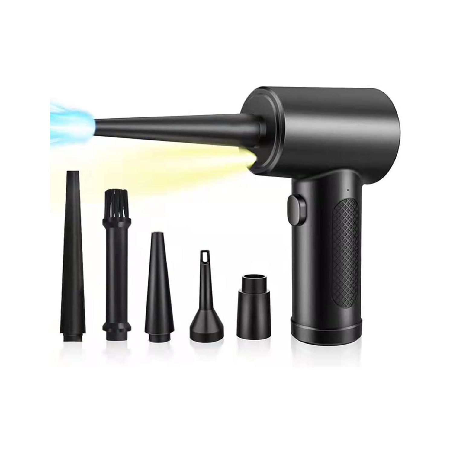 Souffleuse à poussière portative voiture portative domestique sans fil canon à poussière pour voiture aspirateur clavier ordinateur nettoyage