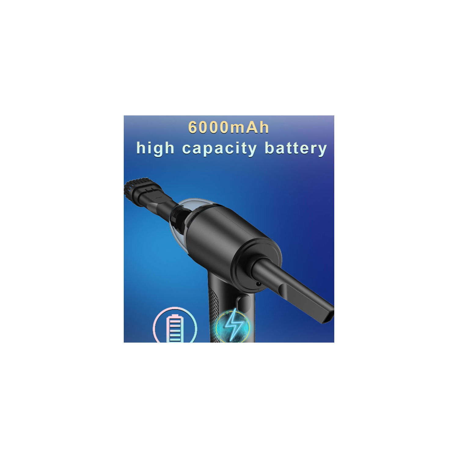 Portable dust collector Large capacity Small and portable Multifunctional cordless car vacuum cleaner