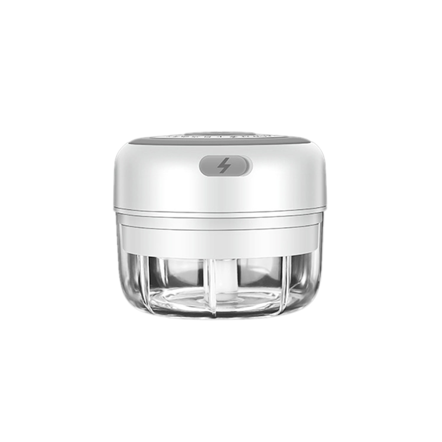 30W Mini Food Chopper - Electric Garlic Ginger Nut Crusher with Stainless Steel Blades, Easy to Clean, USB Rechargeable