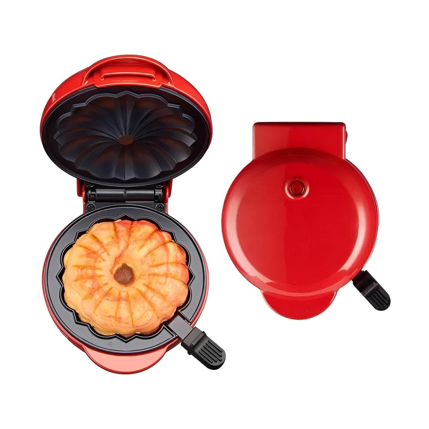 Mini cake maker – multifunctional, fast heating, versatile cooking functions, non-stick surface, easy to clean, ideal for the family