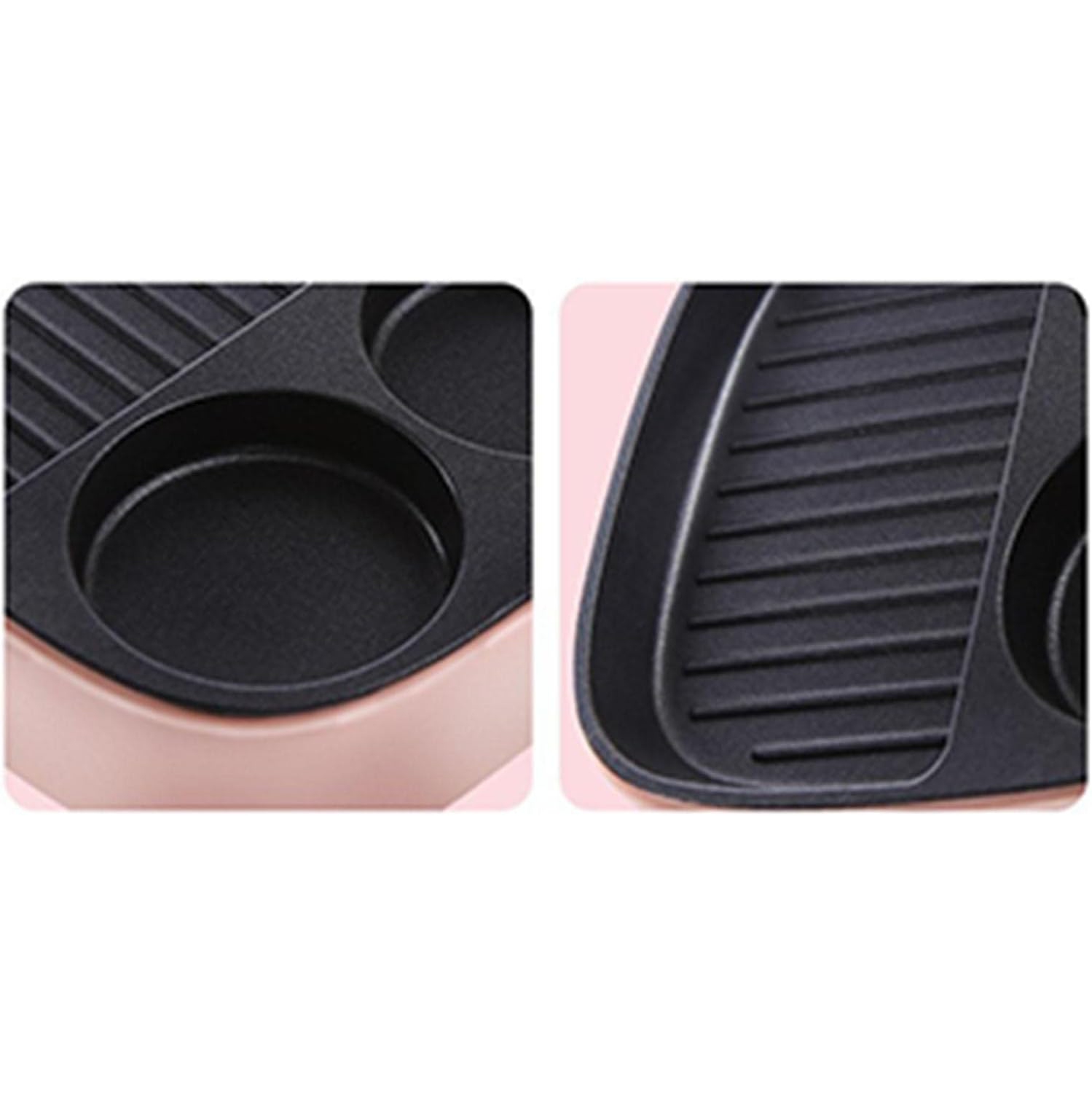 Multifunctional cooking pot - perfect for breakfast and grilling - ergonomic handles for beginners to hold comfortably and with quick-clean non-stick