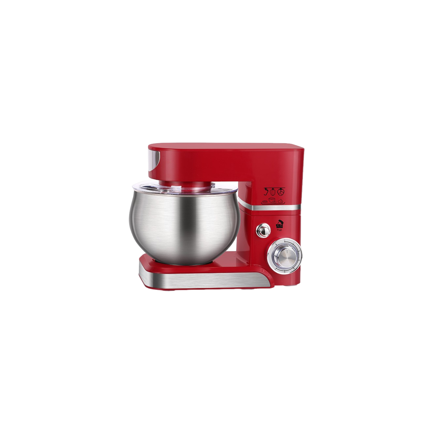 5L small fully automatic table mixer, large capacity, multi-purpose, 360-degree vertical mixing, head-up power-off protection, suitable for kneading,