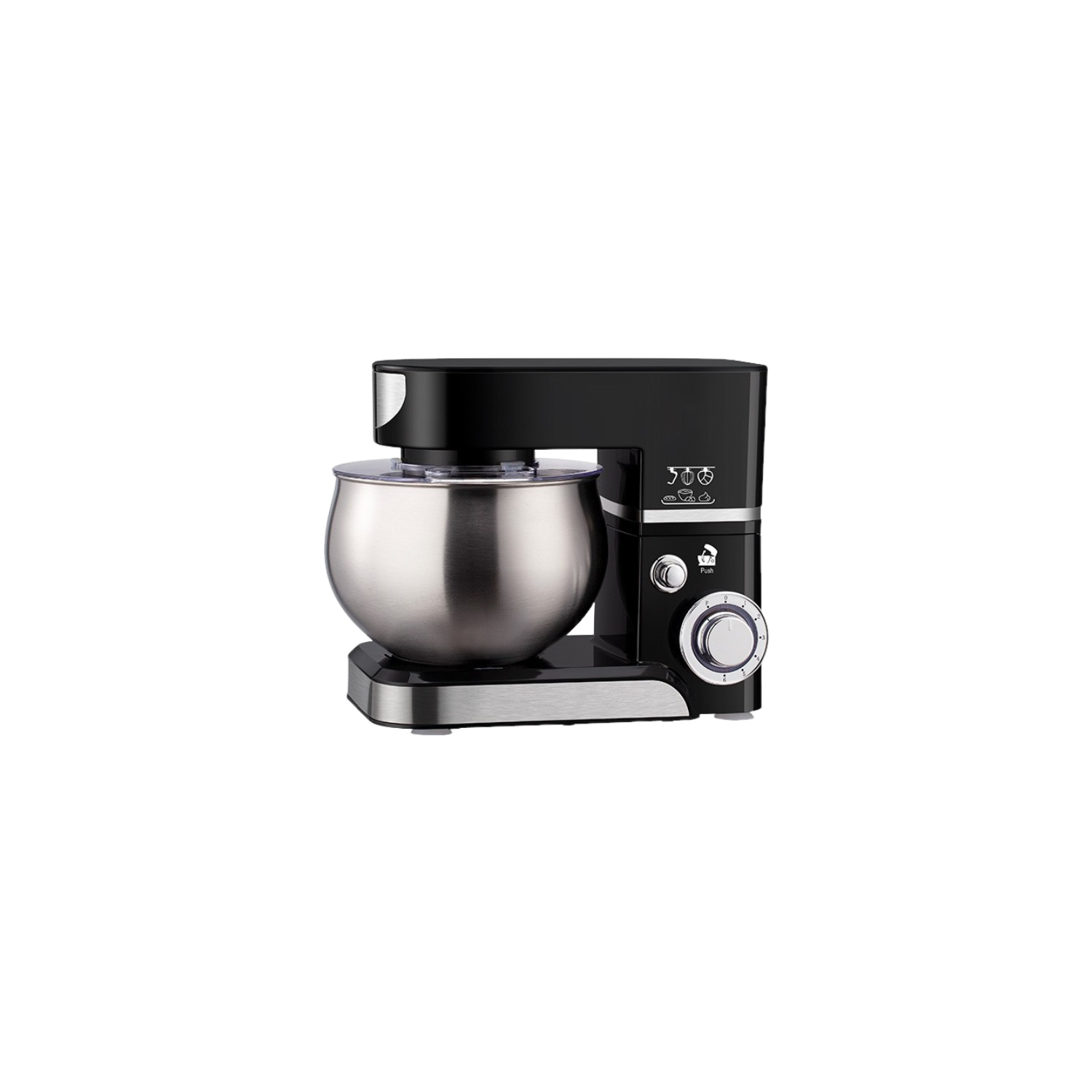 5L small fully automatic table mixer, large capacity, multi-purpose, 360-degree vertical mixing, head-up power-off protection, suitable for kneading,