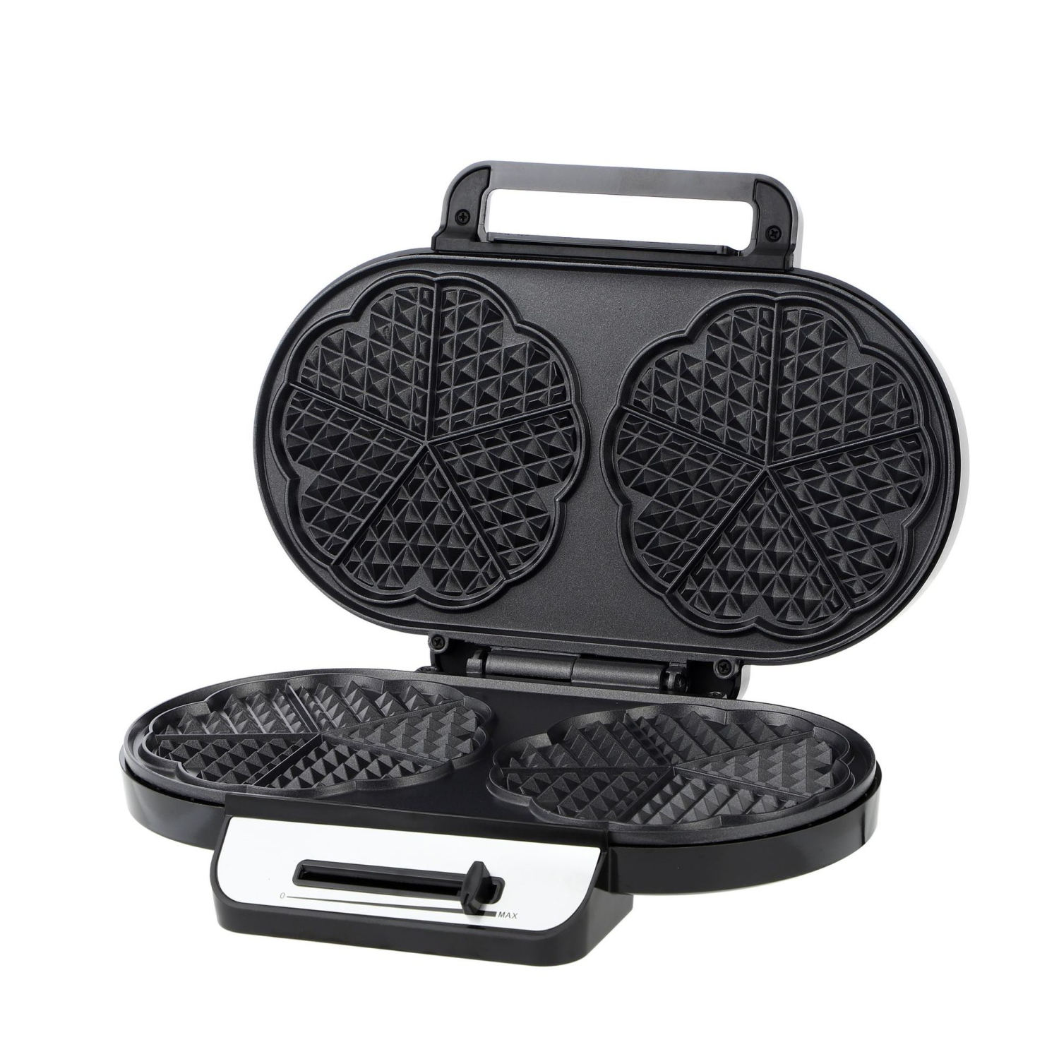 1200W Breakfast Waffle Maker - Adjustable baking depth, - Quick heating, dishwasher safe - Can make panini, cookies, etc.