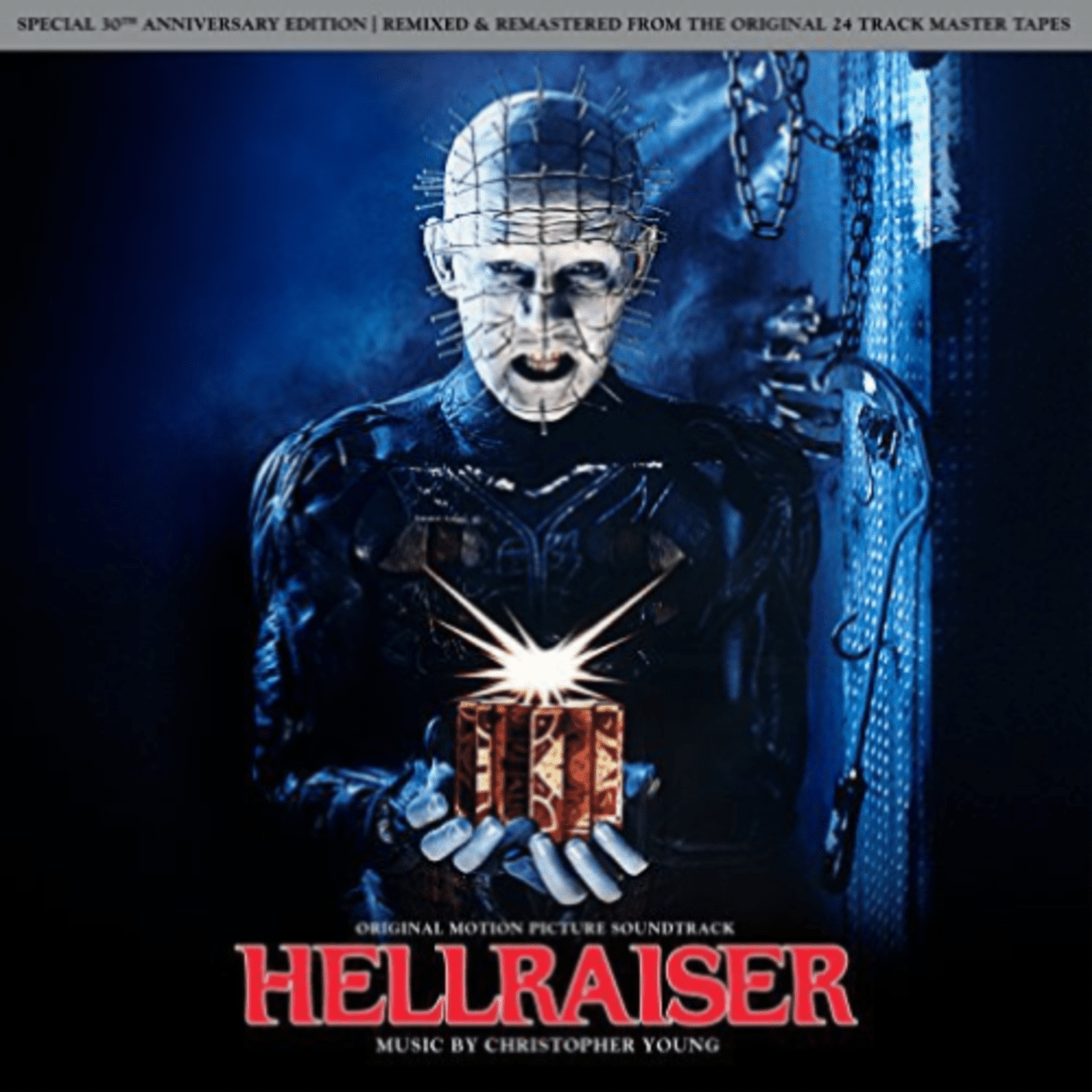 Christopher Young - Hellraiser (Original Motion Picture Soundtrack) - (Clear Vinyl, Red, Black, 140 Gram Vinyl, Gatefold LP Jacket) - [Vinyl]
