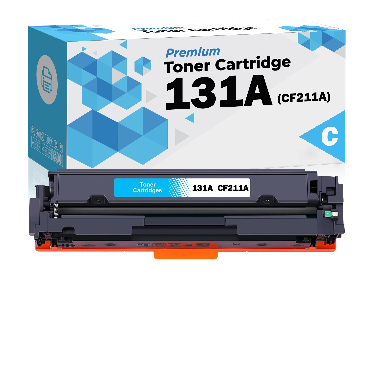 True Image 4-Pack Color Toner Cartridges For HP CF210A 131A – For LaserJet Pro 200 M251nw, M276nw