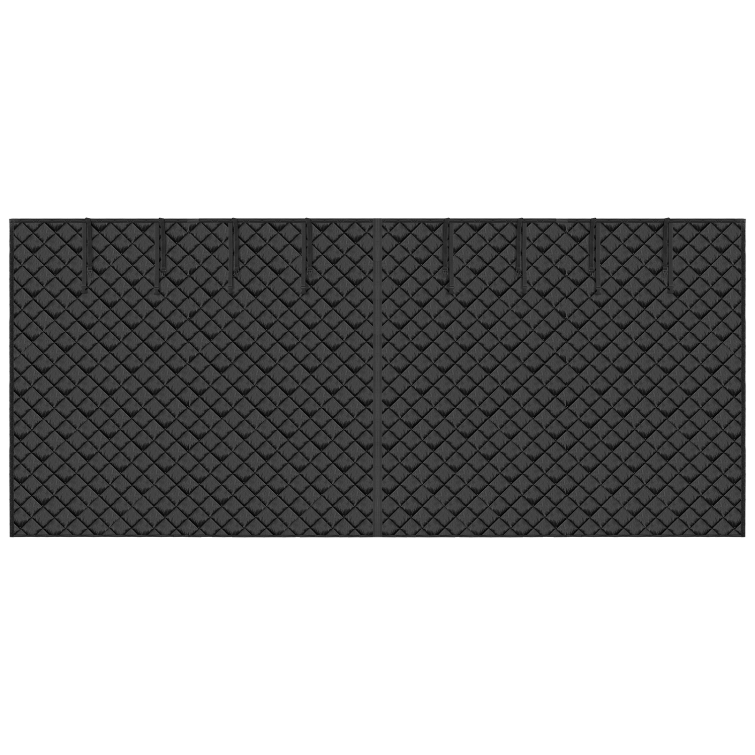 Écran de porte de garage VEVOR 18 x 7 pi pour l'hiver, trousse d'isolation pour porte de garage, rideau de porte magnétique isotherme avec fond lesté