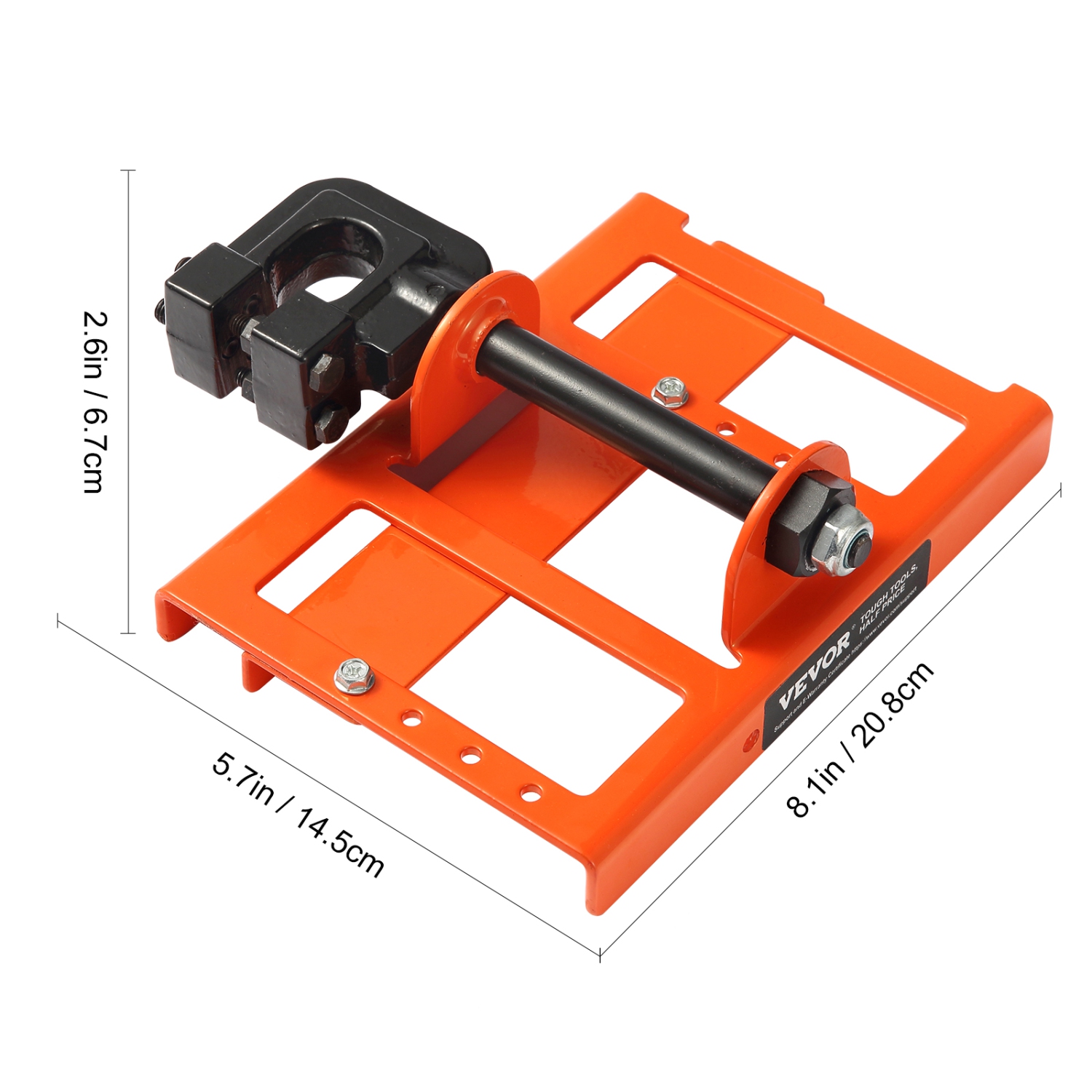 VEVOR 2"-6" Chainsaw Mill, Vertical Lumber Cutting Guide, Cast Iron Portable Timber Chainsaw Attachment, Lightweight Wood Timber Milling Attachment