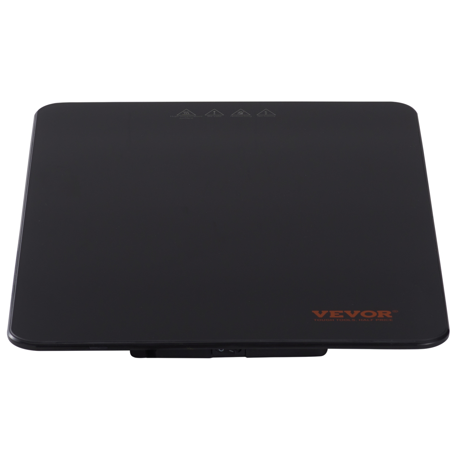 VEVOR 16.5" x 11" Electric Warming Tray, Portable Tempered Glass Heating Tray with Temperature Control, Perfect for Dinner, Catering, House, Parties,