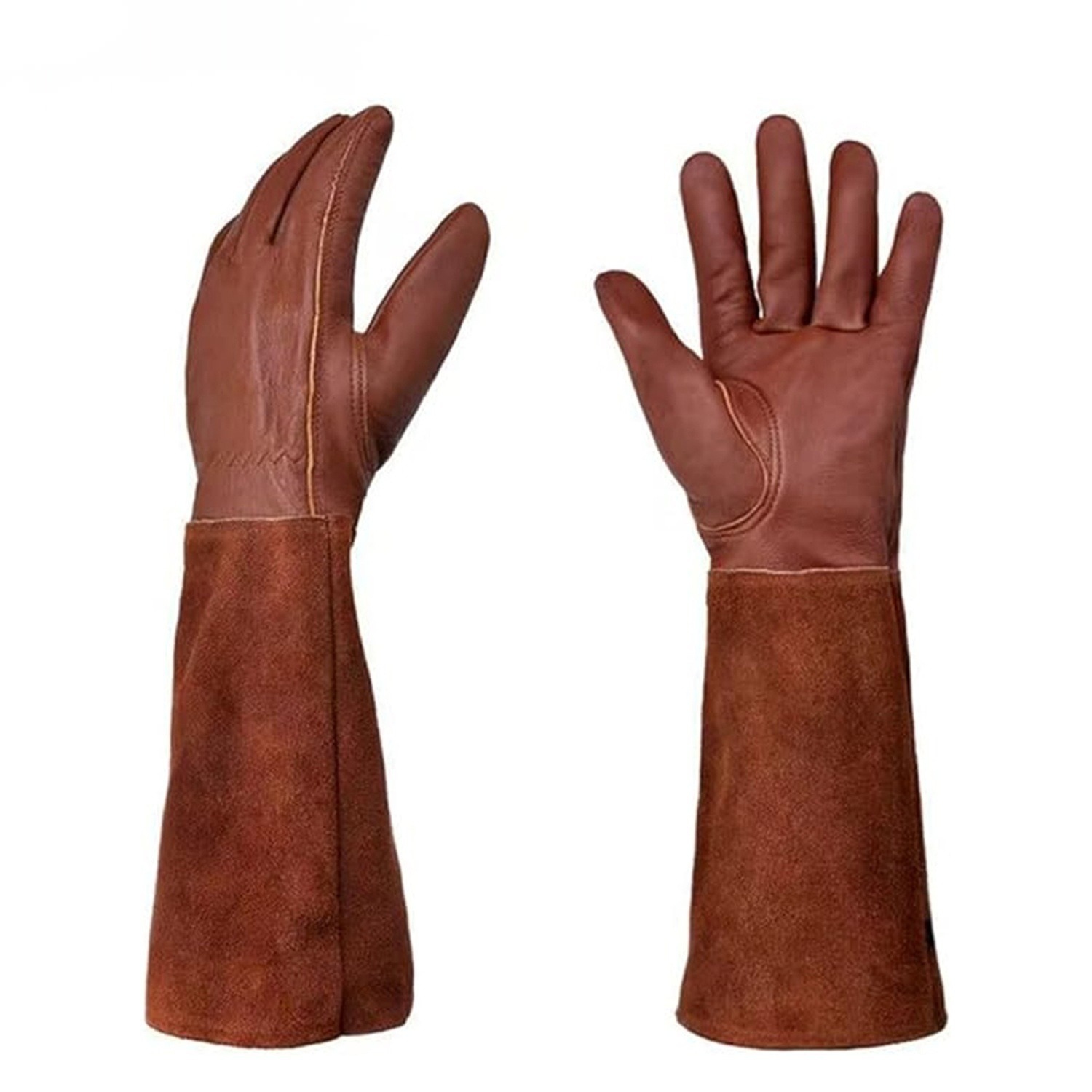 Gants de jardinage, gants de protection pour avant-bras longs à l'épreuve de l'élagage des roses