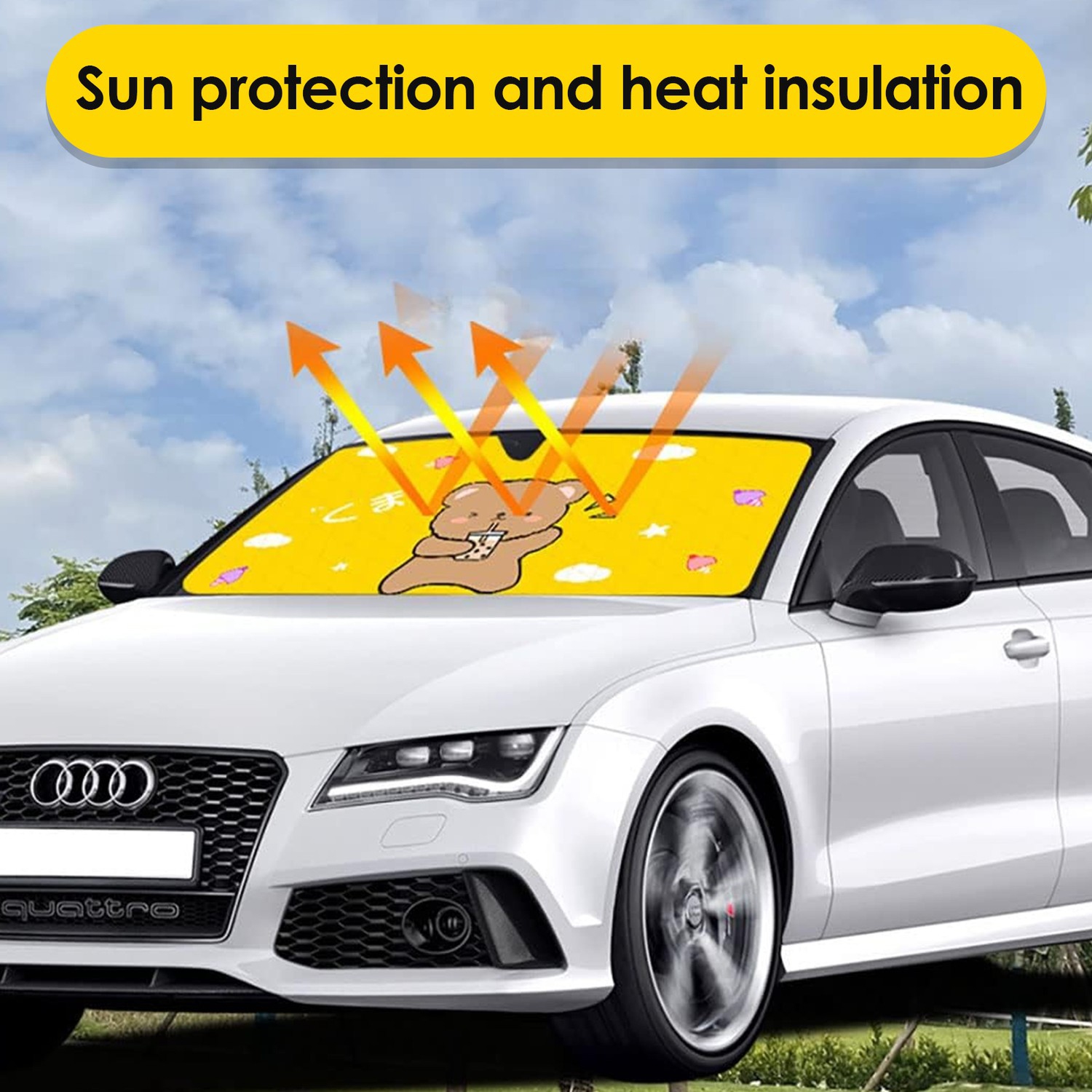 Car windshield visor, car sun visor