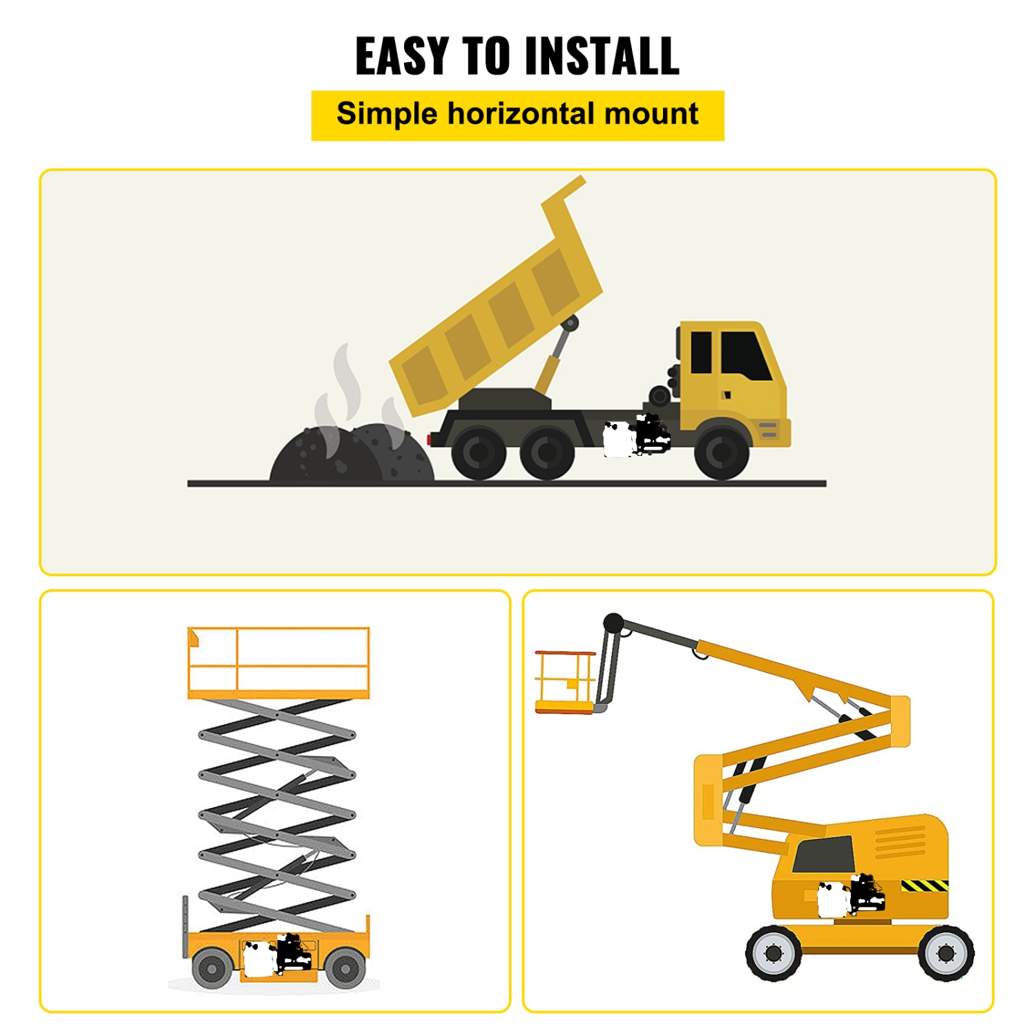 VEVOR 12V Hydraulic Pump, Double Acting Hydraulic Power Unit Double Solenoid Hydraulic Power Pack DC Hydraulic Power Pump with 4.5Liter Reservoir for