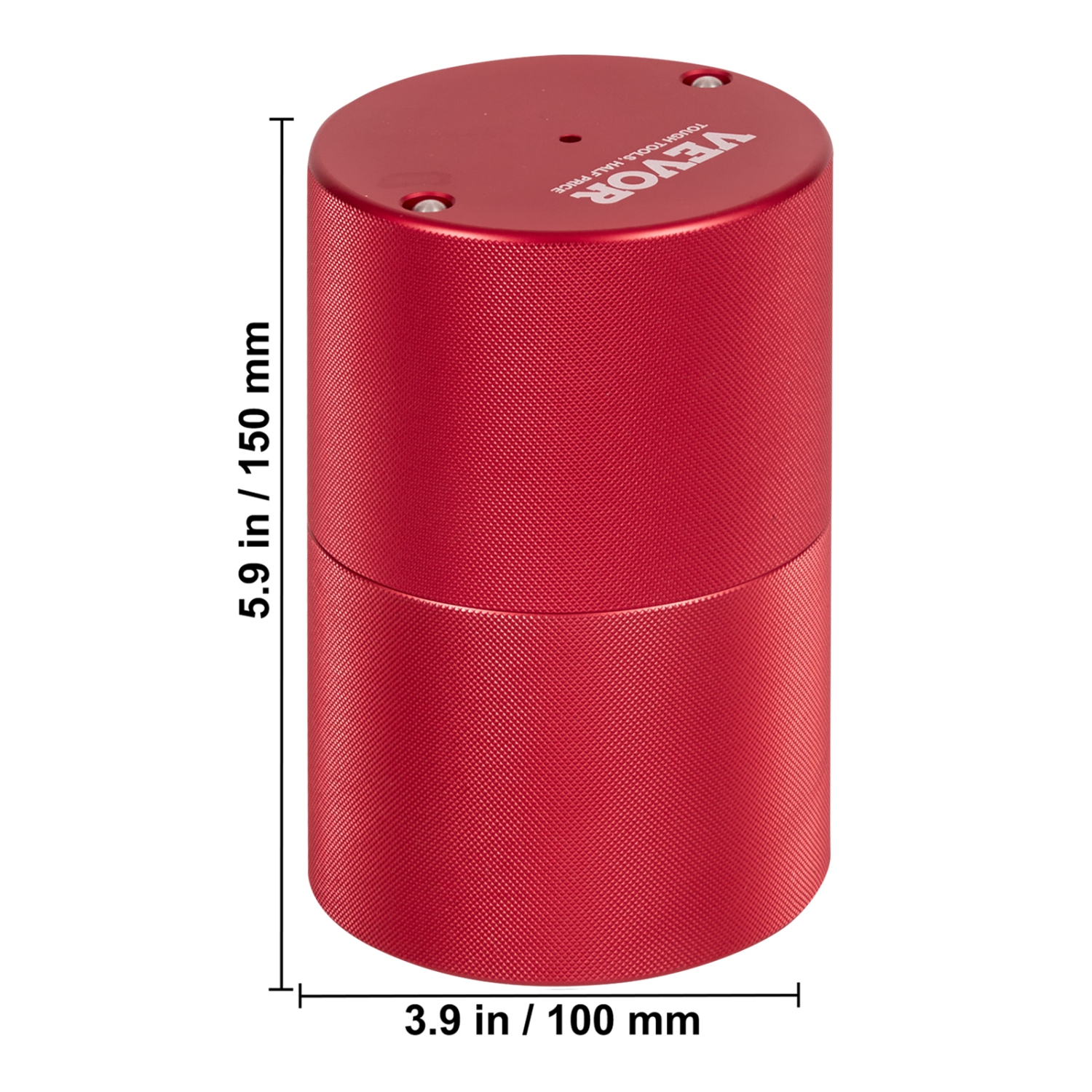 VEVOR 2.4" Ice Ball Press, Ice Ball Maker, Aircraft Al Alloy Ice Ball Press Kit for 60mm Ice Sphere, Ice Press with Tong and Drip Tray, for Whiskey,