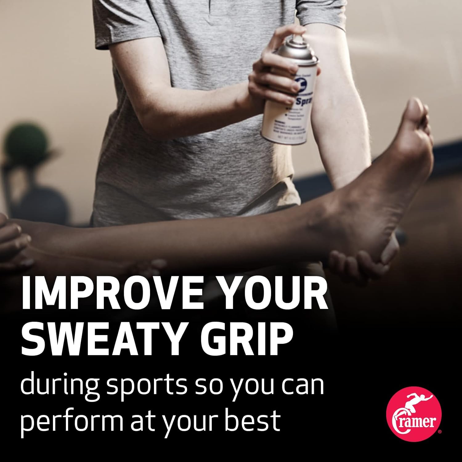 Cramer Firm Grip, Anti-Slip Grip Enhancer for Sweaty Activities Like Football, Tennis, Golf, Pole Fitness