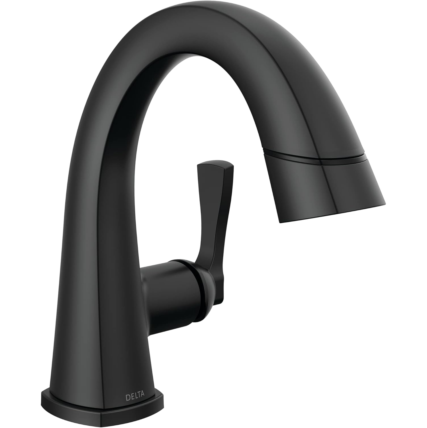 DELTA Faucet 577-BLPD-DST Stryke Bathroom Faucet, Matte Black