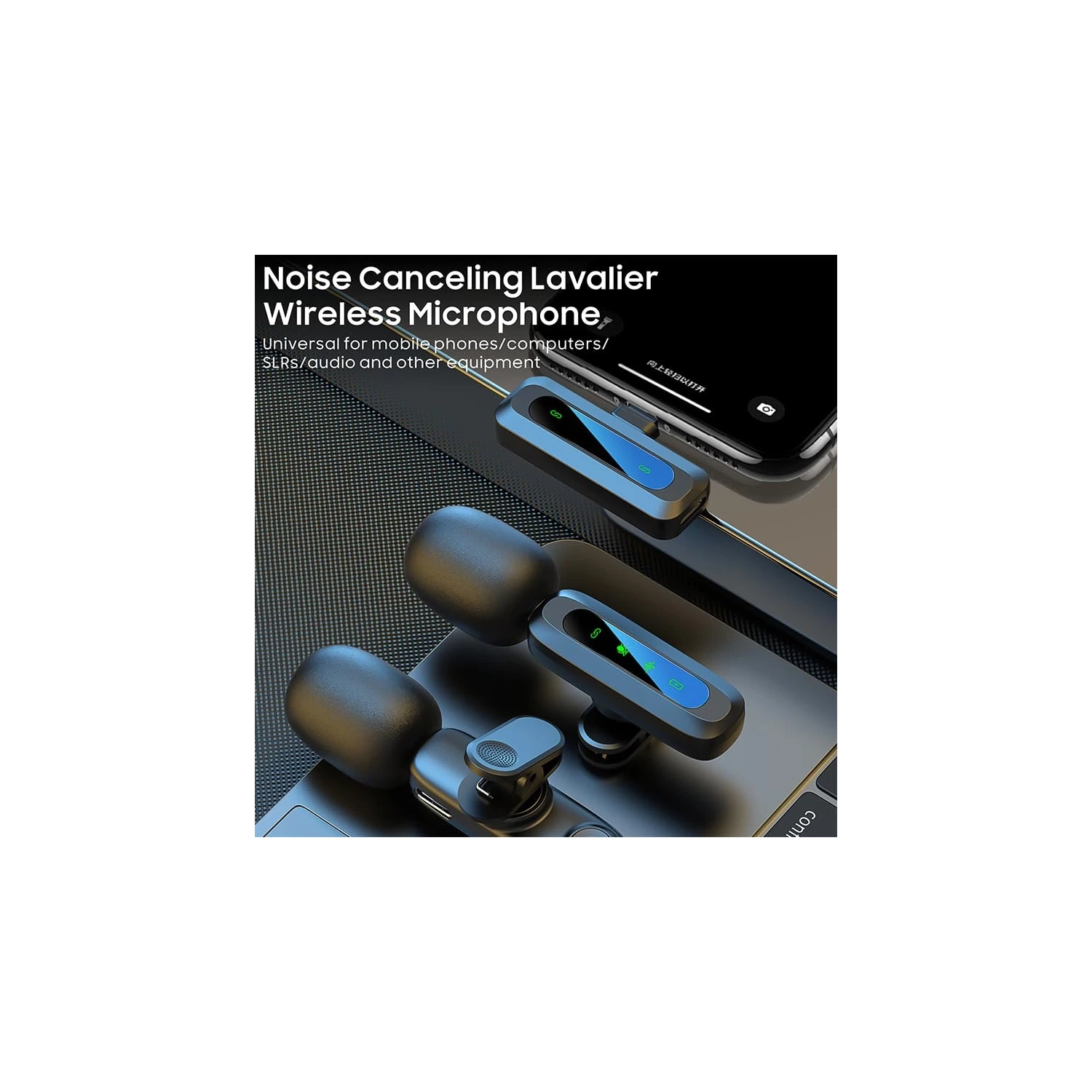 Wireless Lavalier Microphone Live Noise Reduction Wireless Microphone-Lightning Interface