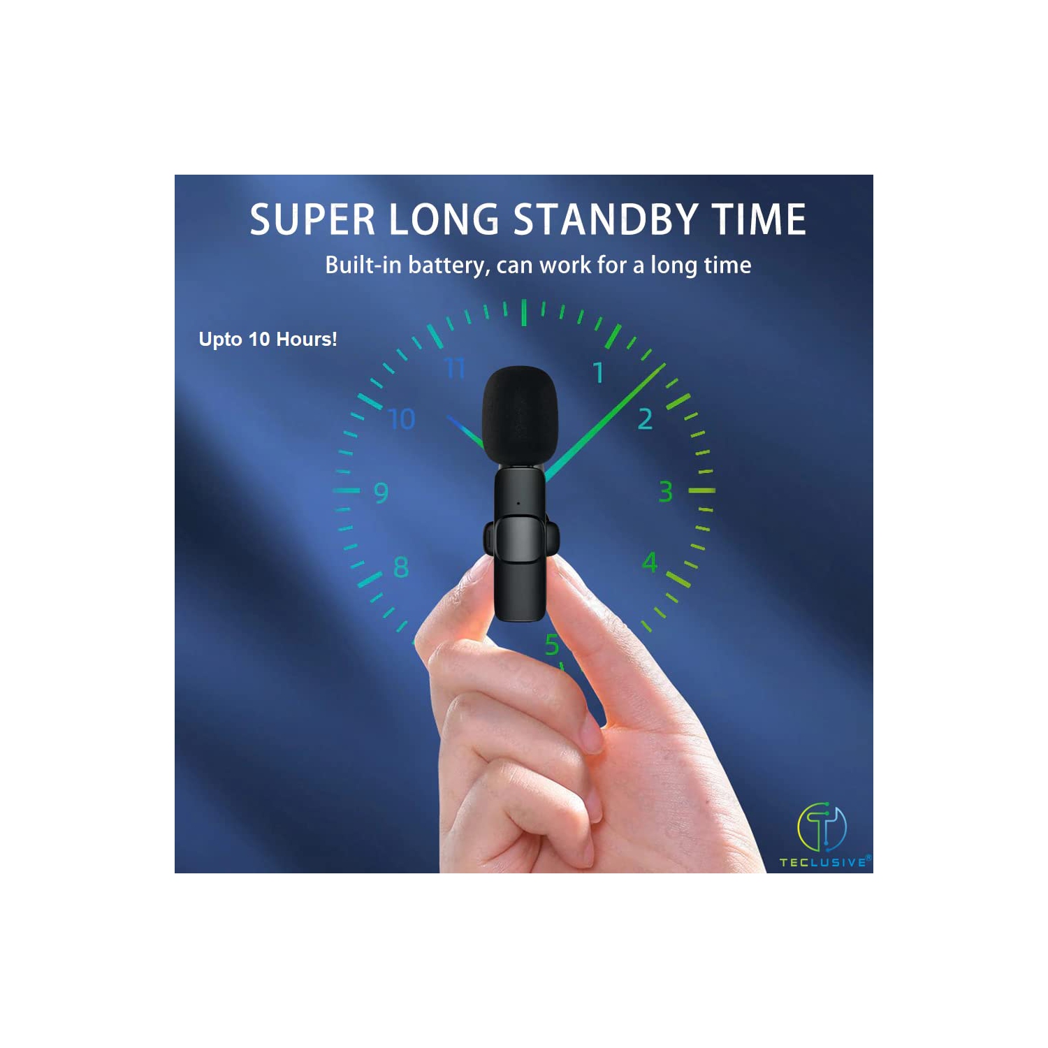 3 in 1 Wireless Lavalier Microphone Compatible with iPhone Type C 3.5mm Jack DSLR Camera | Wireless Microphone with Noise Cancellation for Vlog Insta