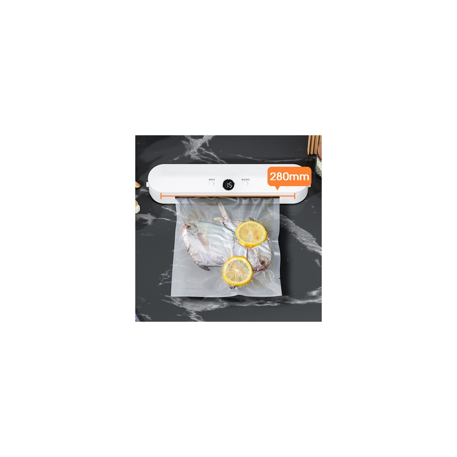 Advanced Home Vacuum Sealer - Fast Airtight Seal, Extends Food Freshness, -60kPa Suction, Easy One-Touch Use, Safe & Durable