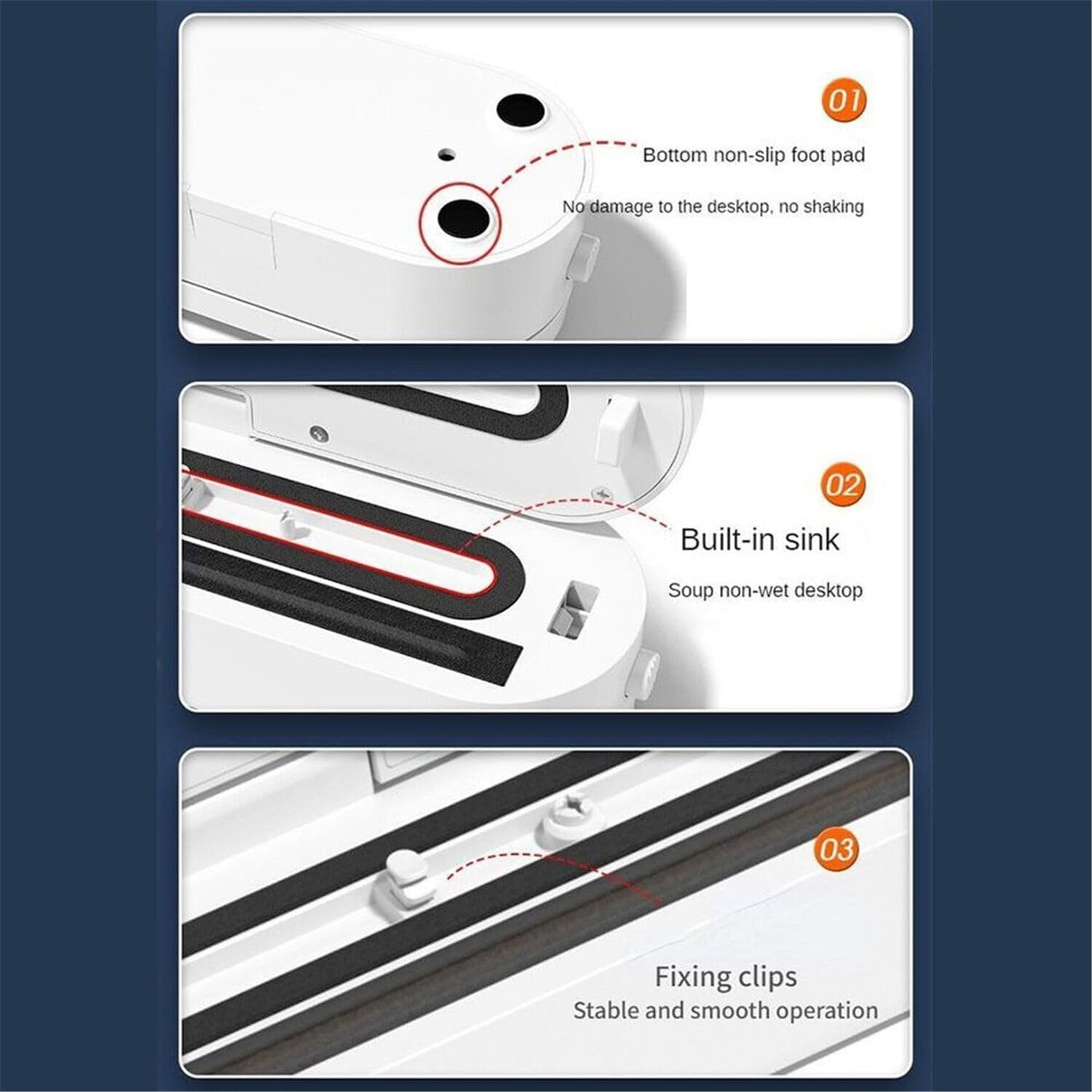 Scelleuse sous vide Black Advanced Home - Joint hermétique rapide, prolonge la fraîcheur des aliments, aspiration de 60 kPa, utilisation facile à une