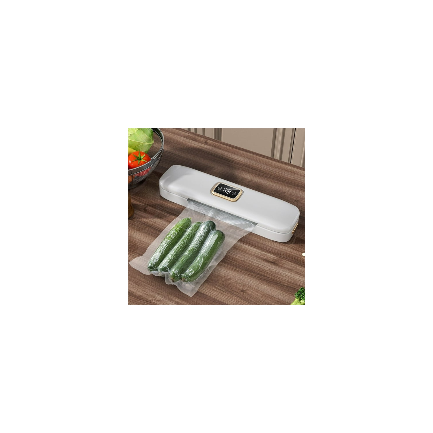 Vacuum Packaging Machine - Universal seal for wet and dry foods, easy to clean design, one-touch operation, suitable for all food types, compact and