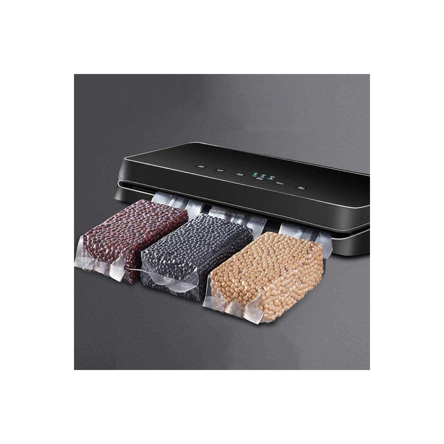 Scelleuse sous vide automatique pour la cuisine - Double mode humide et sec pour tous les aliments, économie d'espace, faible bruit, 10 sacs