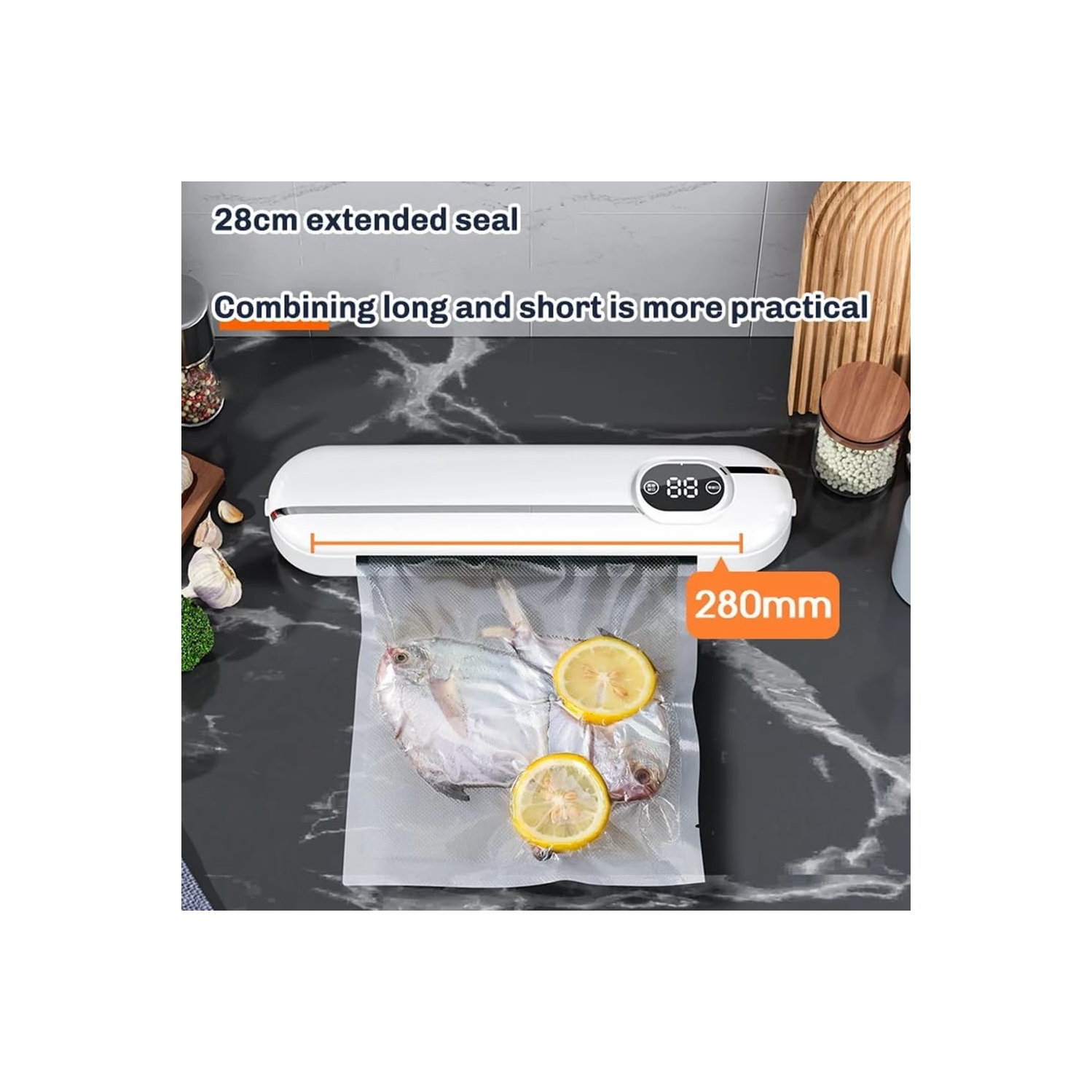 Scelleuse sous vide multifonctionnelle - scelleuse alimentaire sous vide, robuste, de haute qualité et durable, conception portative, adaptée à une