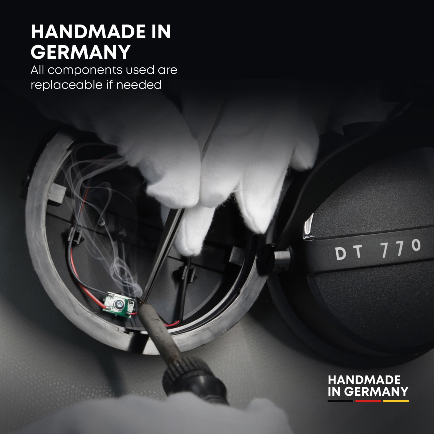 Beyerdynamic DT 770 Pro X Over-Ear Studio Wired Headphones for Recording and Monitoring with Detachable Cable Handmade in Germany (48 Ohms, Black)