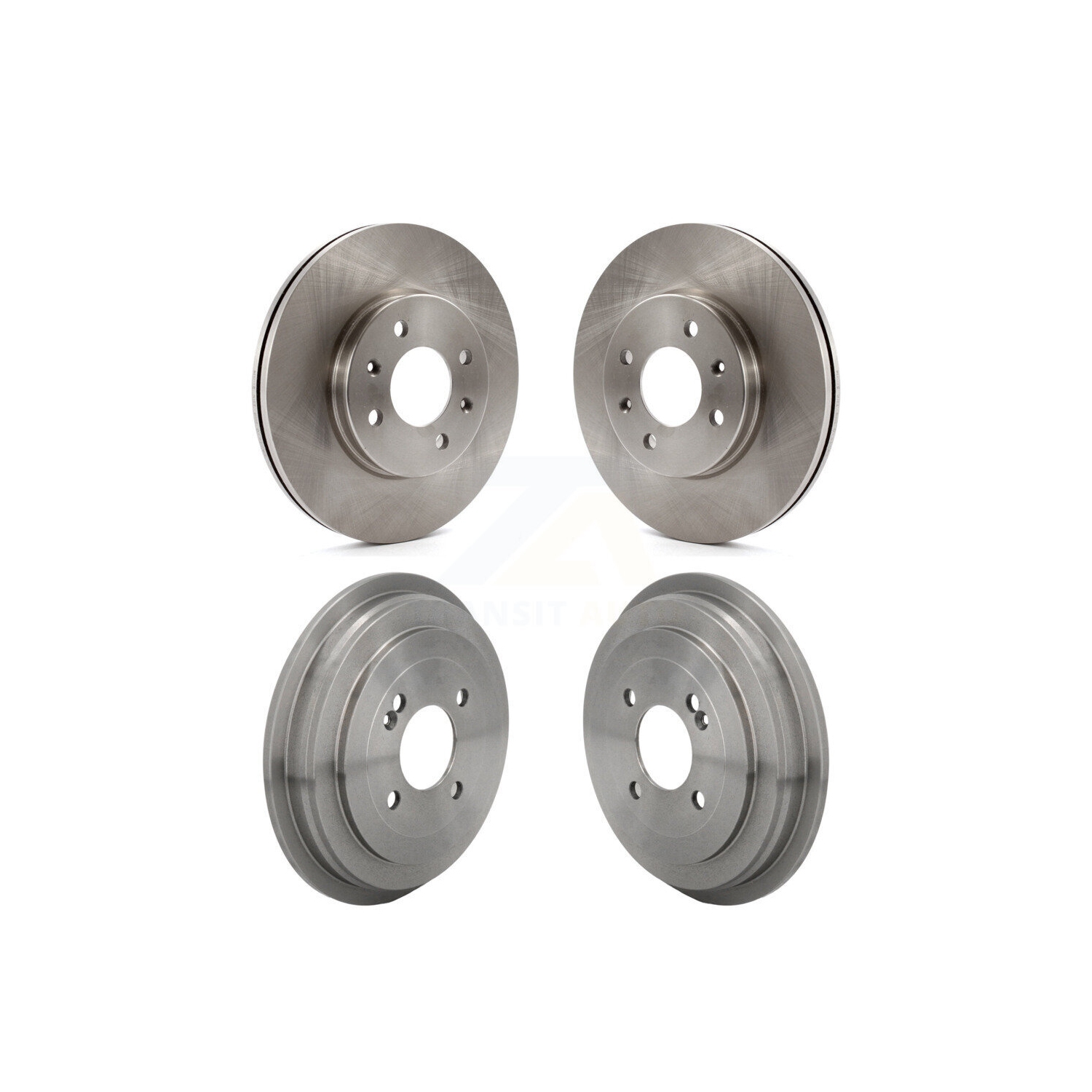 Kit de tambours de disques de frein avant arrière pour Kia Rio 2018, sauf les véhicules fabriqués au Mexique K8-102680